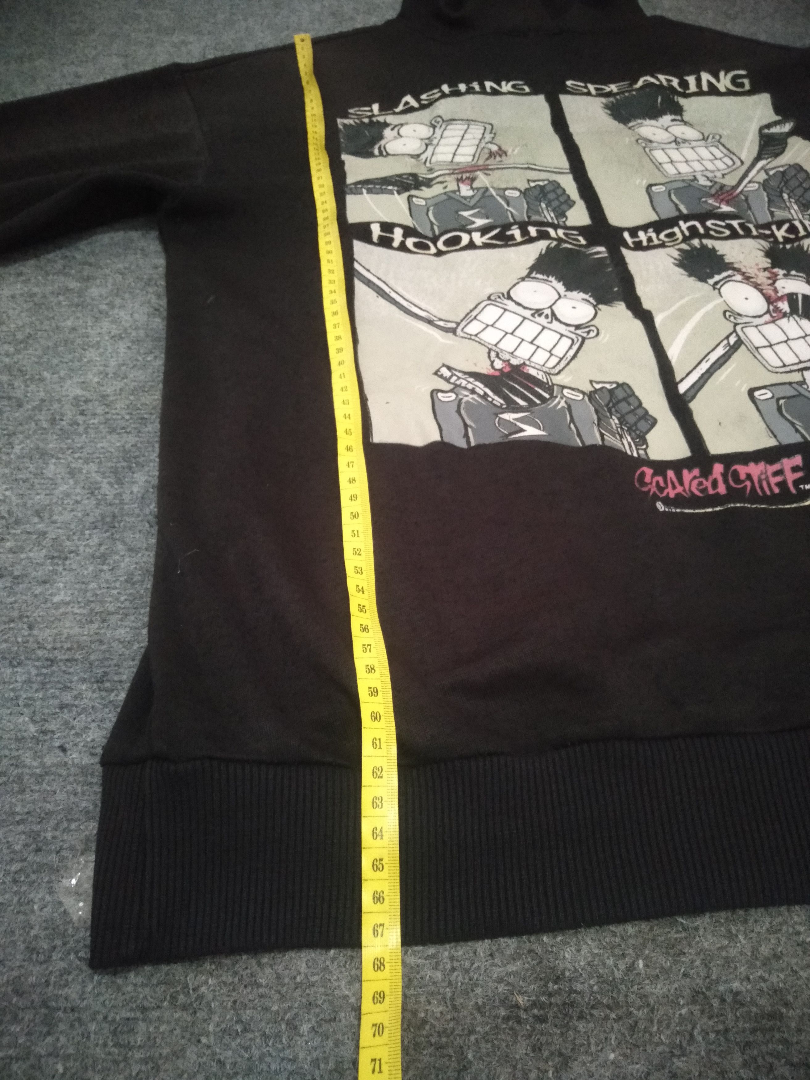 Cartoon Network × Vintage Vintage 1995 T Shirt Scared Stiff Hoodie @1995 Size US L / EU 52-54 / 3 - 11 Thumbnail