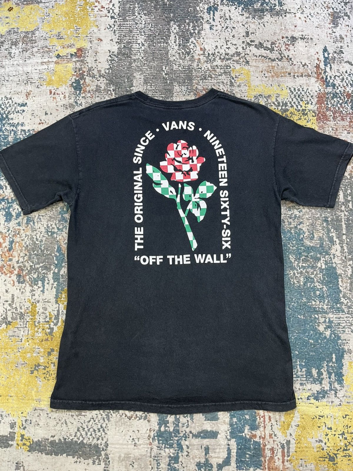 Vans Vans “Off The Wall” Roseday Graphic T Shirts Size US XS / EU 42 / 0 - 2 Thumbnail