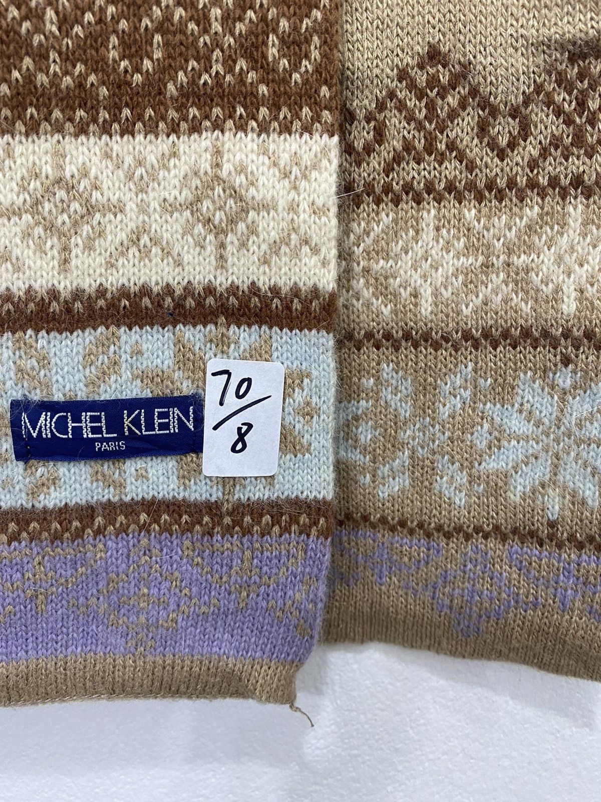 Michel Klein × Vintage 💥VINTAGE MICHEL KLEIN Paris Muffler Scarf Size ONE SIZE - 4 Thumbnail