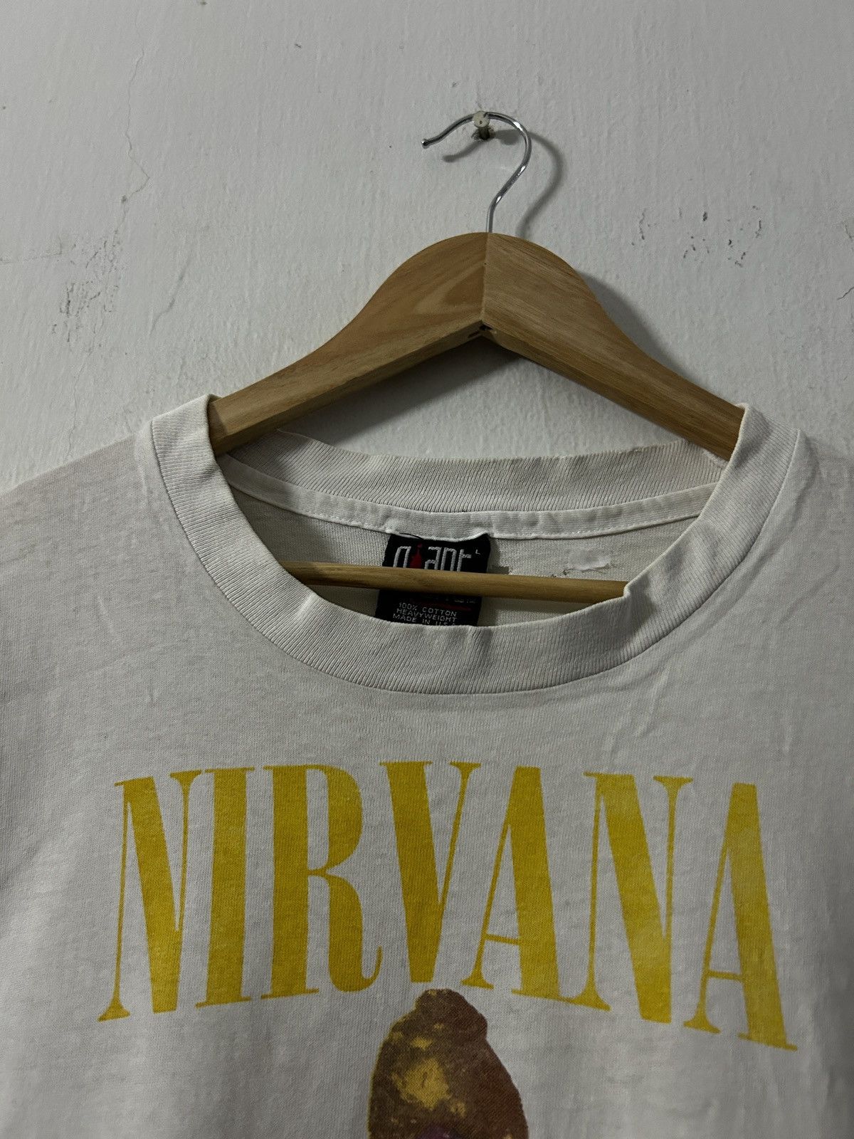 Band Tees Vintage 1993 Nirvana in Utero distressed ERD style Size US L / EU 52-54 / 3 - 5 Thumbnail