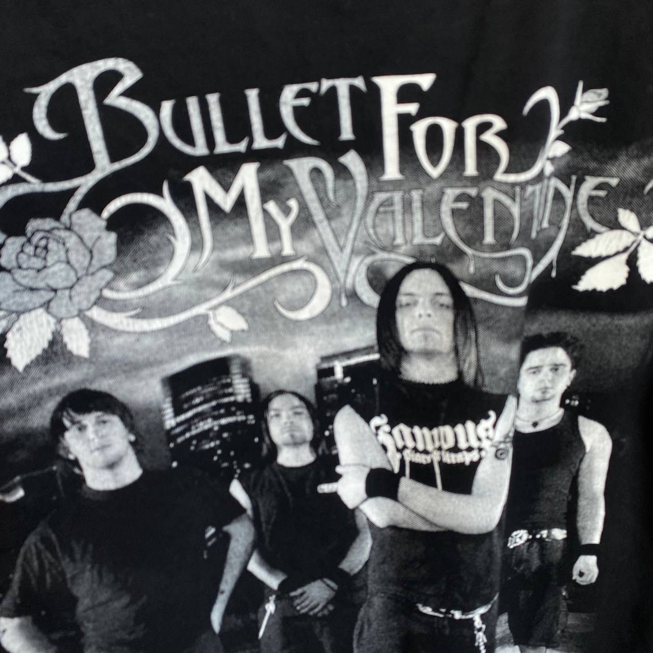 Band Tees × Vintage Vintage Bullet For My Valentine Overprinted y2k rock band te Size US S / EU 44-46 / 1 - 8 Thumbnail