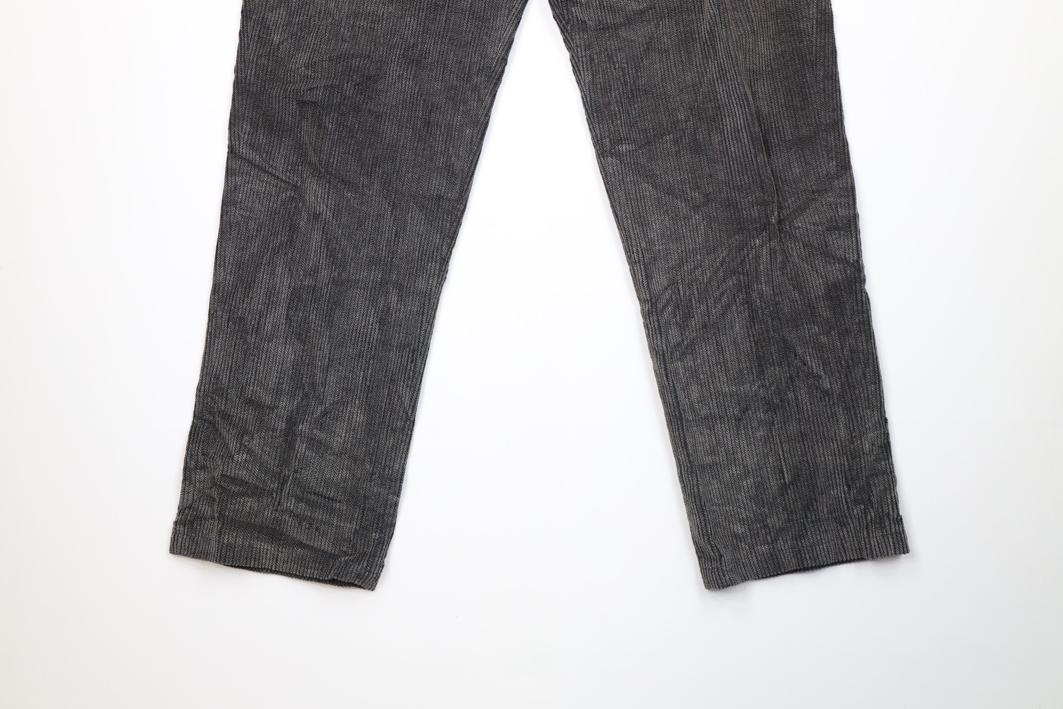 Vintage Vintage 90s Streetwear Pleated Heavy Wide Leg Corduroy Pants Size US 40 / EU 56 - 4 Thumbnail