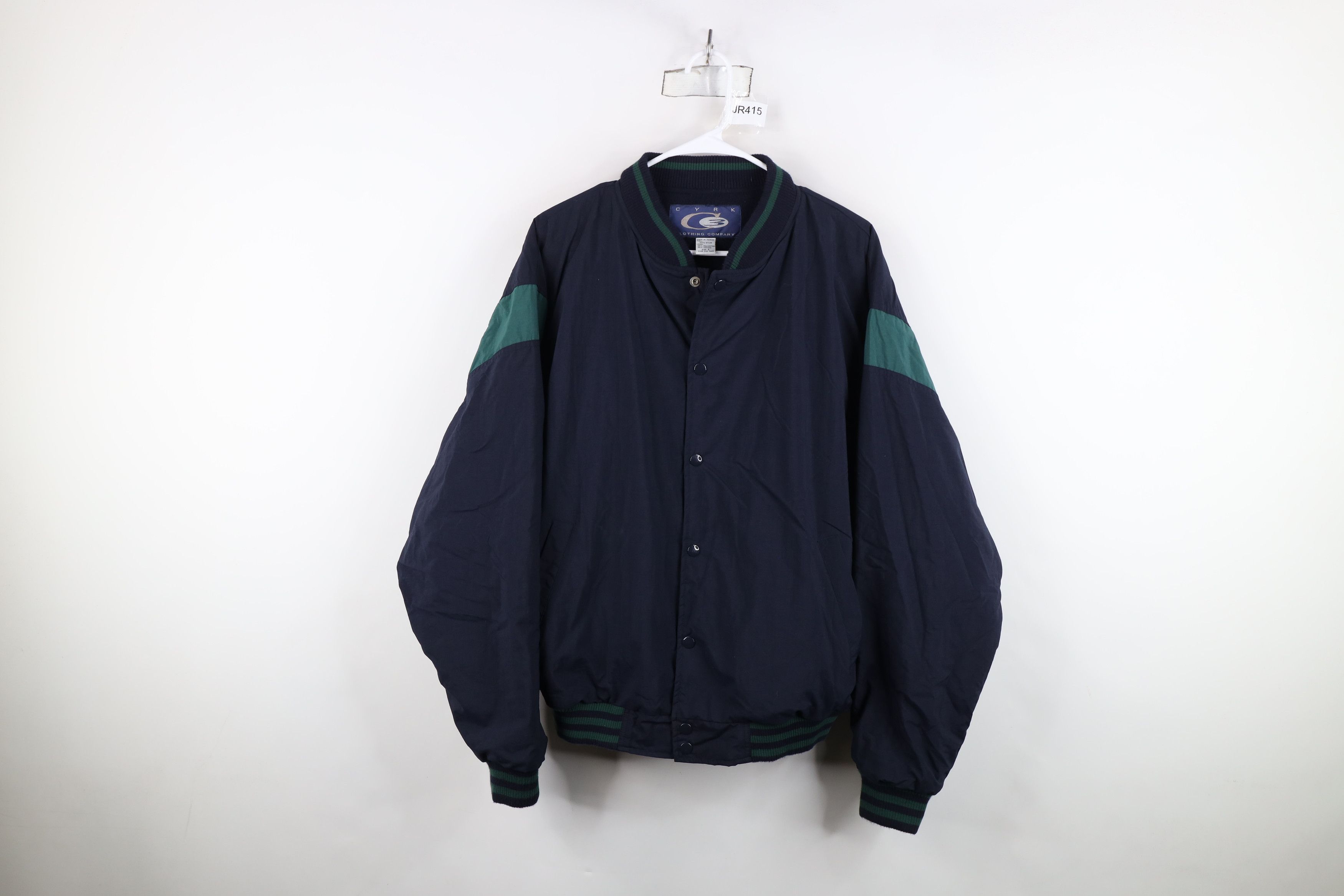 Vintage Vintage 90s Streetwear Fleece Lined Varsity Bomber Jacket Size US L / EU 52-54 / 3 - 1 Thumbnail