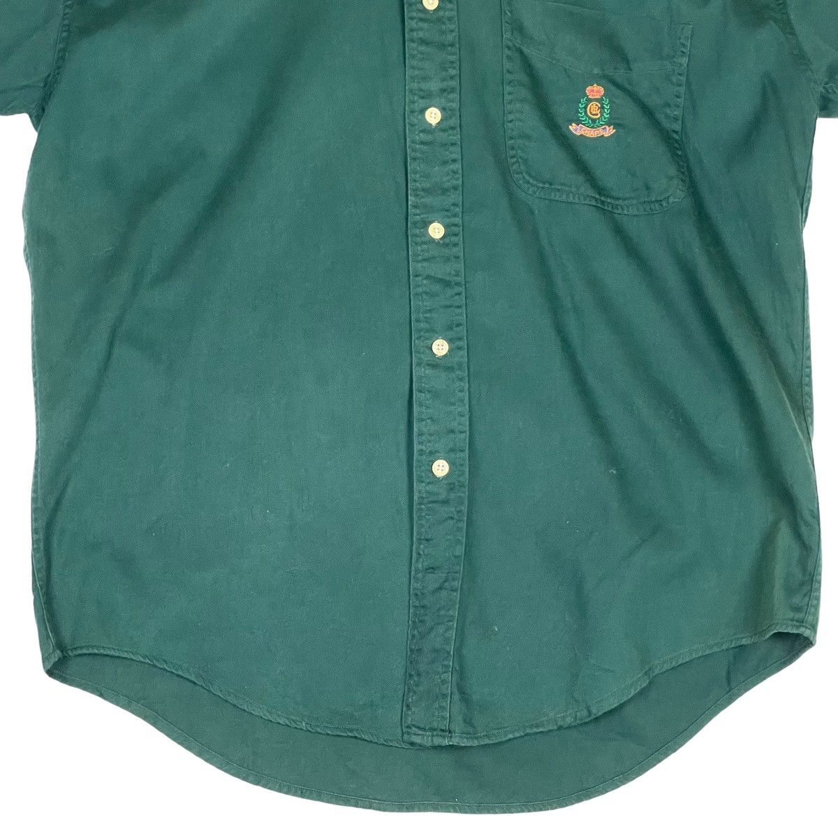 Chaps Ralph Lauren 🔥LAST PRICE🔥 Vintage Chaps Ralph Lauren Dark Green Shirt Size US M / EU 48-50 / 2 - 6 Thumbnail