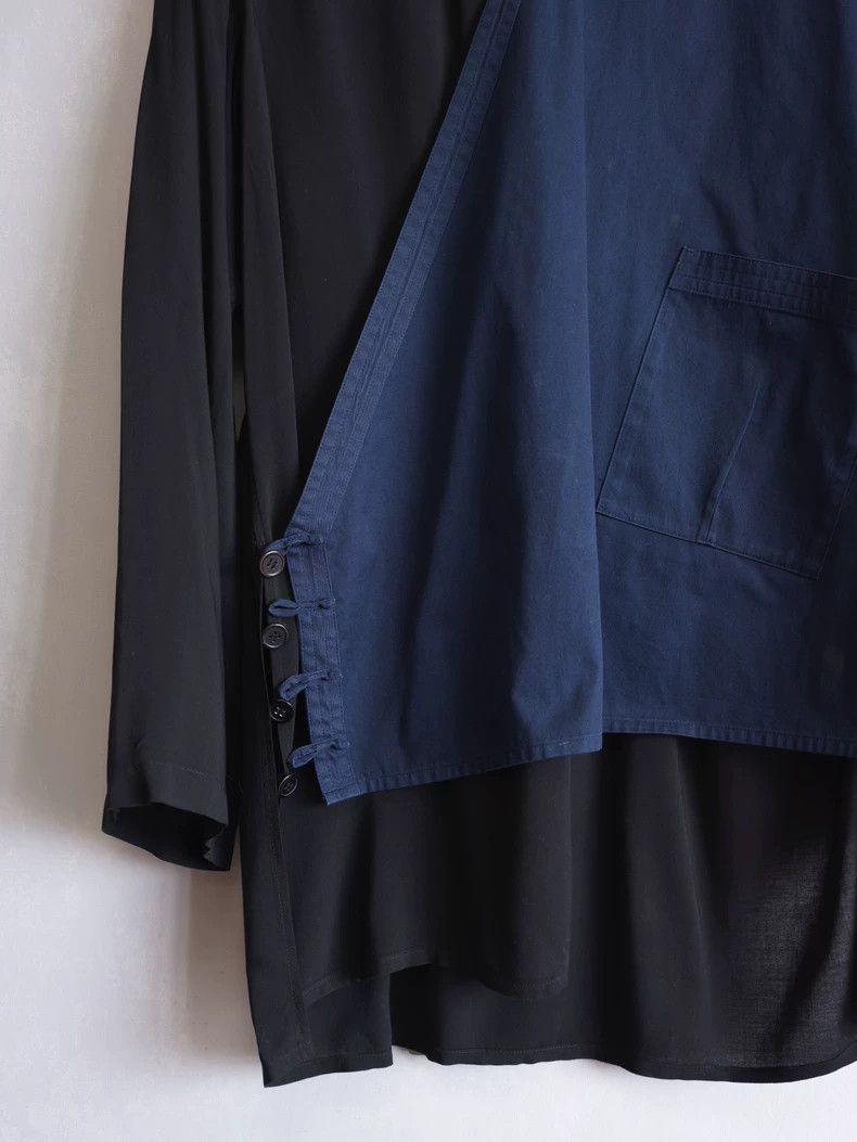 Yohji Yamamoto Yohji Yamamoto 17 SS Taoist robe rayon shirt 2506-Nextarrow Size US M / EU 48-50 / 2 - 3 Thumbnail