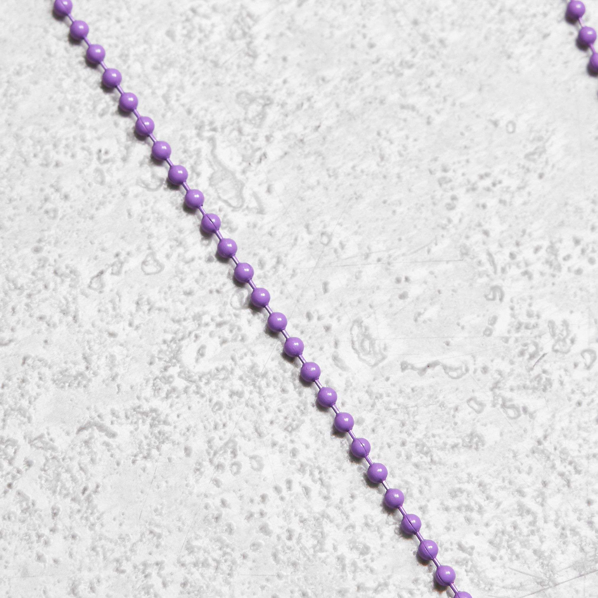 Chrome Hearts Chrome Hearts Silicrome Cross Necklace Purple Size ONE SIZE - 5 Thumbnail