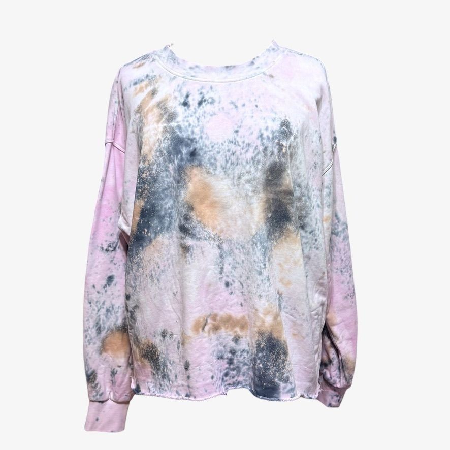 Lululemon Lululemon Cropped Perfectly Oversized Crew 8 Custom Tie Dye Size M / US 6-8 / IT 42-44 - 1 Thumbnail