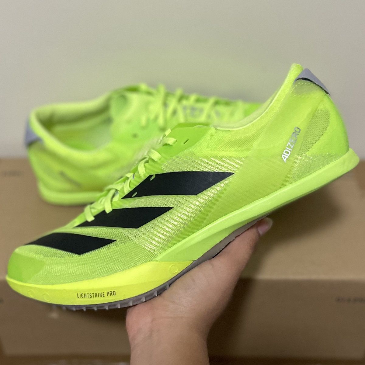 Adidas Adidas Adizero Finesse Lucid Lemon Track Spikes Size 8.5 Size US 8.5 / EU 41-42 - 1 Thumbnail