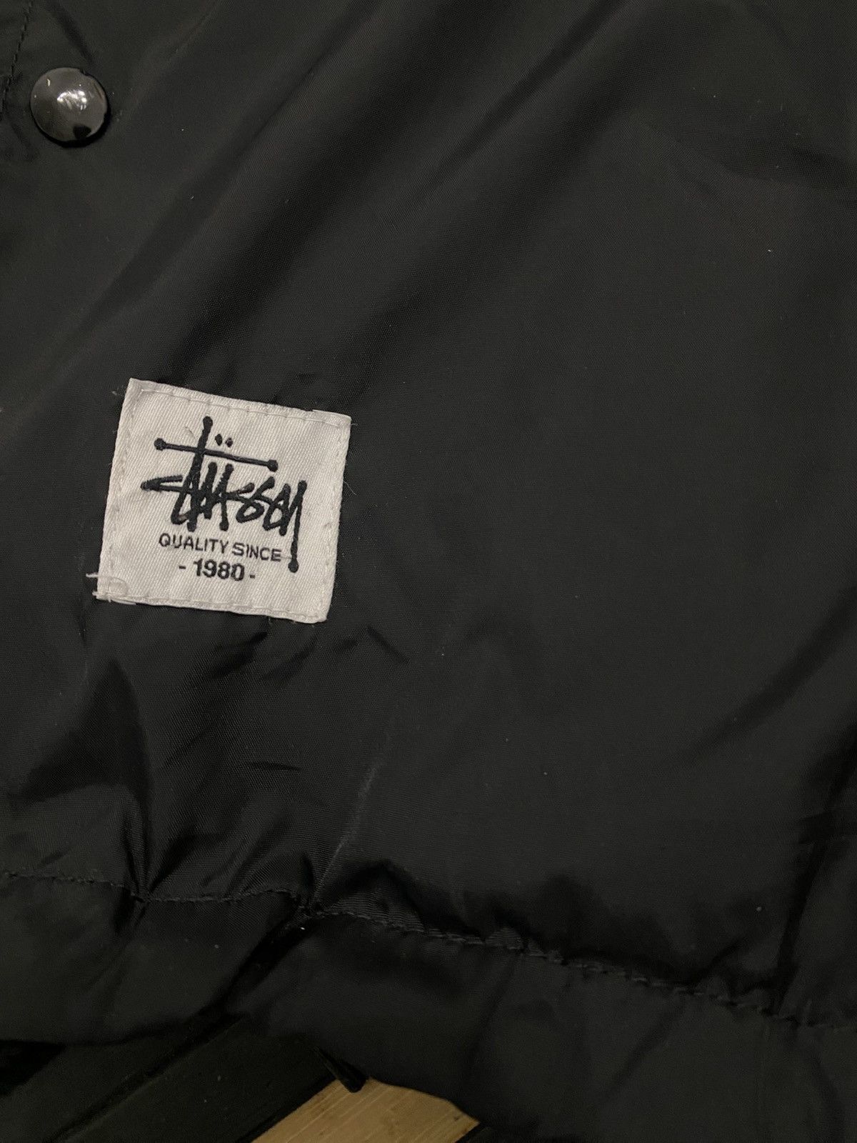 Stussy Stussy World Tribe Black Coach Jacket Spell Out Size US L / EU 52-54 / 3 - 7 Thumbnail