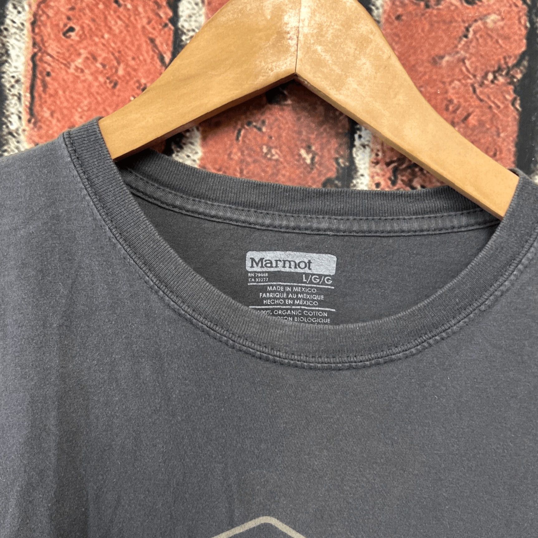 Marmot Marmot Men's T-Shirt Gray Graphic Short Sleeve Crew Neck L Size Large L Vintage No Size US L / EU 52-54 / 3 - 2 Thumbnail