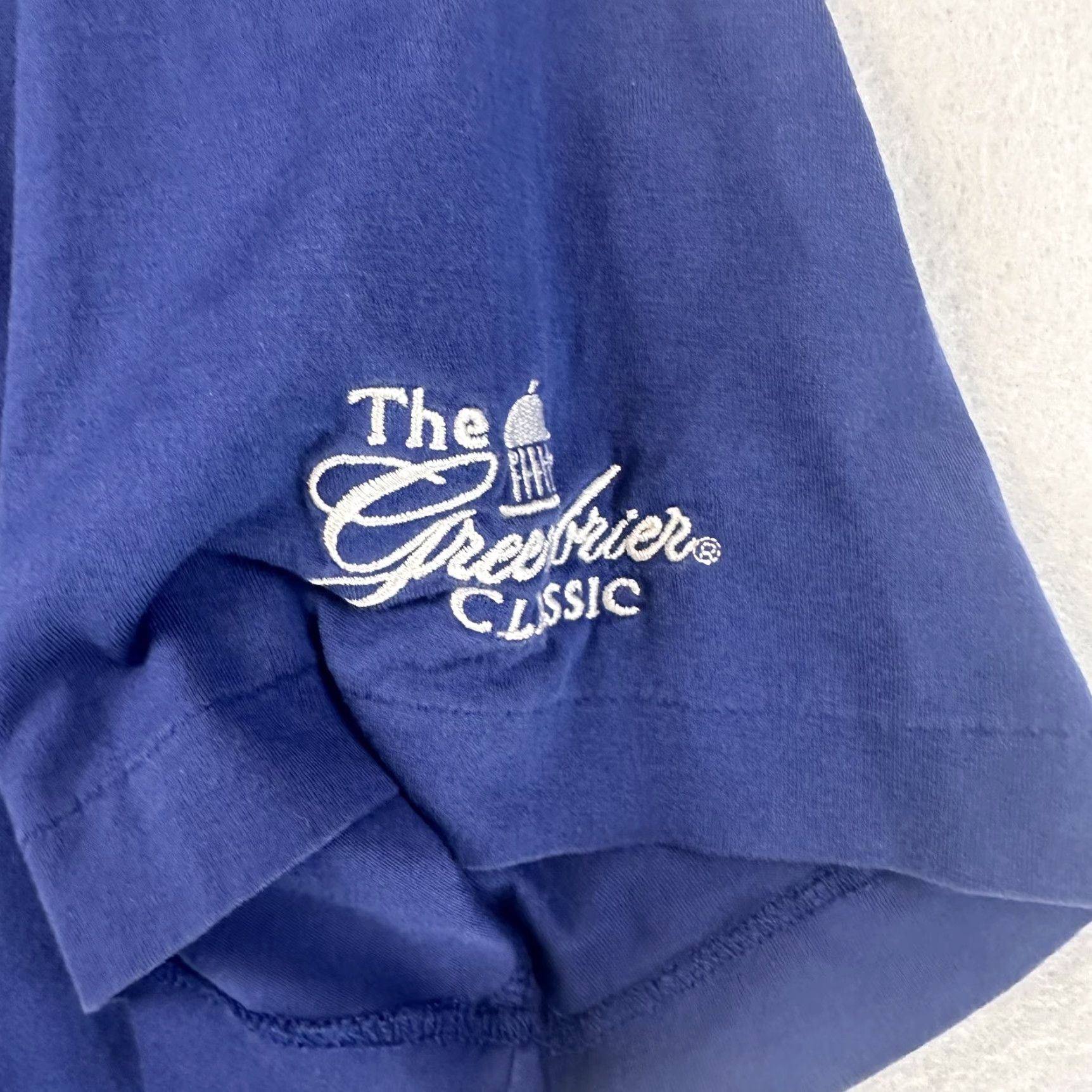 Polo Ralph Lauren Polo Ralph Lauren Polo Golf Mens XL Blue Shirt Club Classic Greenbrier PGA Tour Course Resort Embroidered Logo Size US XL / EU 56 / 4 - 6 Thumbnail