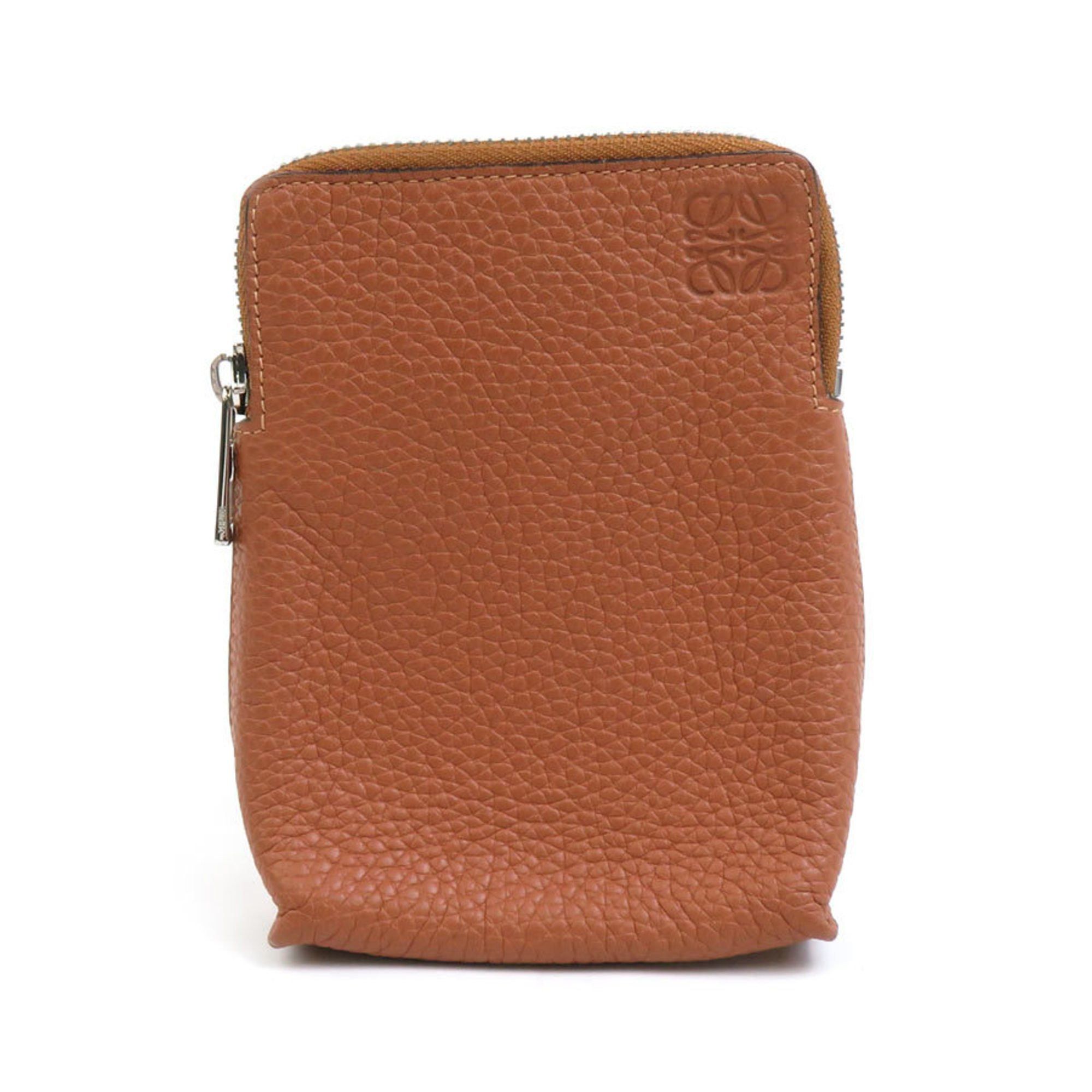 Loewe LOEWE pouch leather brown men's h30866a Size ONE SIZE - 1 Thumbnail
