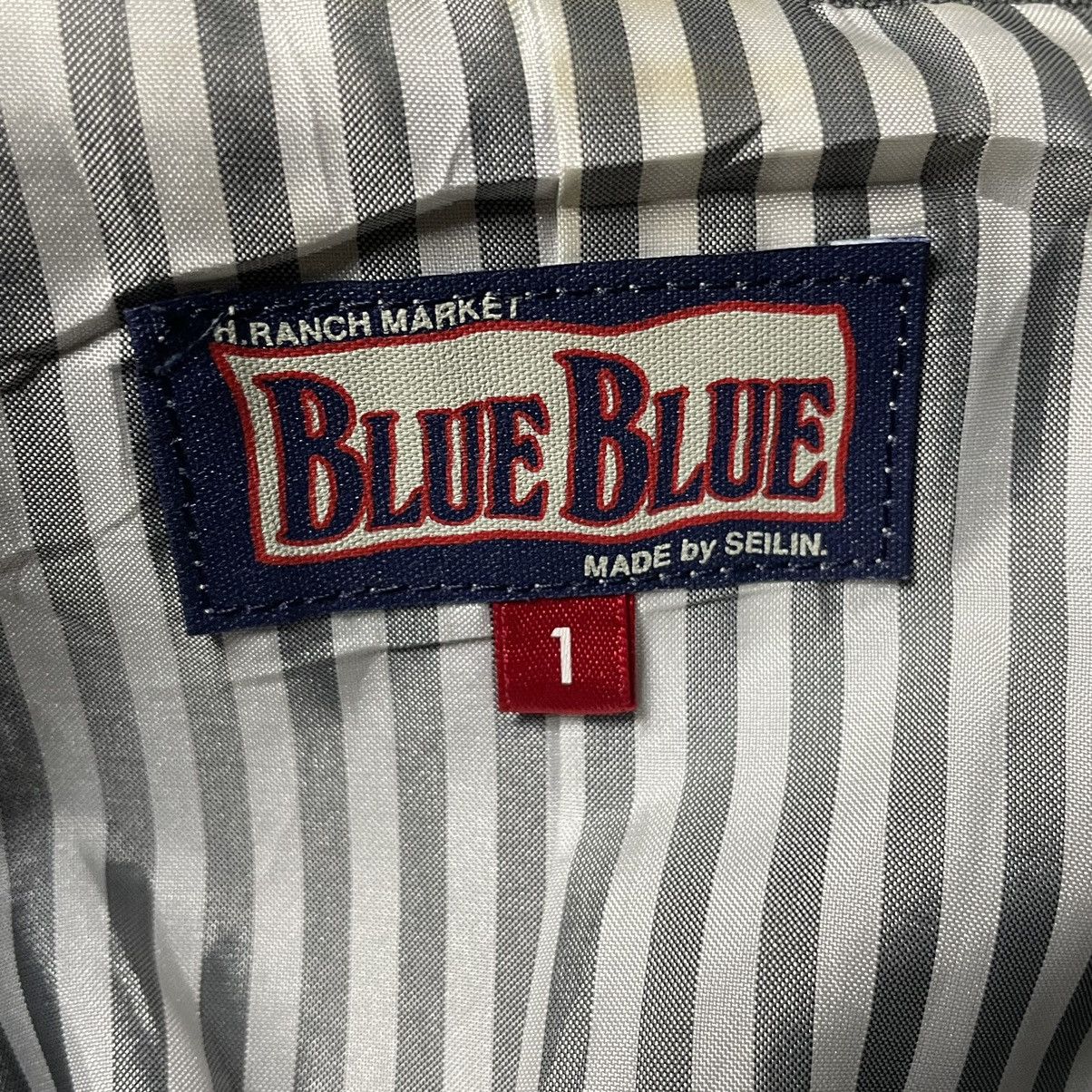 Blue Blue Japan H. RANCH MARKET x BLUE BLUE JAPAN BLAZER JACKET Size XS / US 0-2 / IT 36-38 - 9 Thumbnail