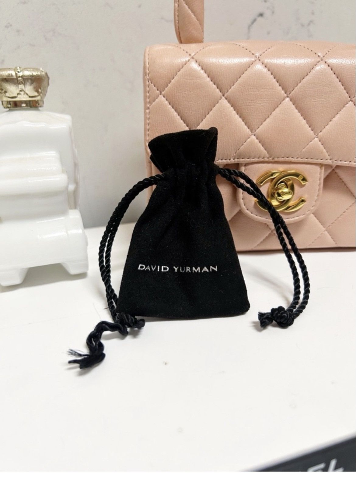 Chanel Authentic CHANEL Vintage Stripe Dog Tag Keychain / Bag Charm Size ONE SIZE - 11 Thumbnail