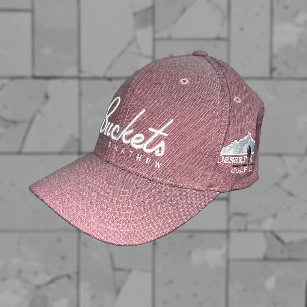 TravisMathew Travis Mathew Buckets Pink Snap Back Hat Mens One Size Pink Snapback Buckets Travis Mathew Hat - Men - One Size - Pink Size ONE SIZE - 1 Thumbnail