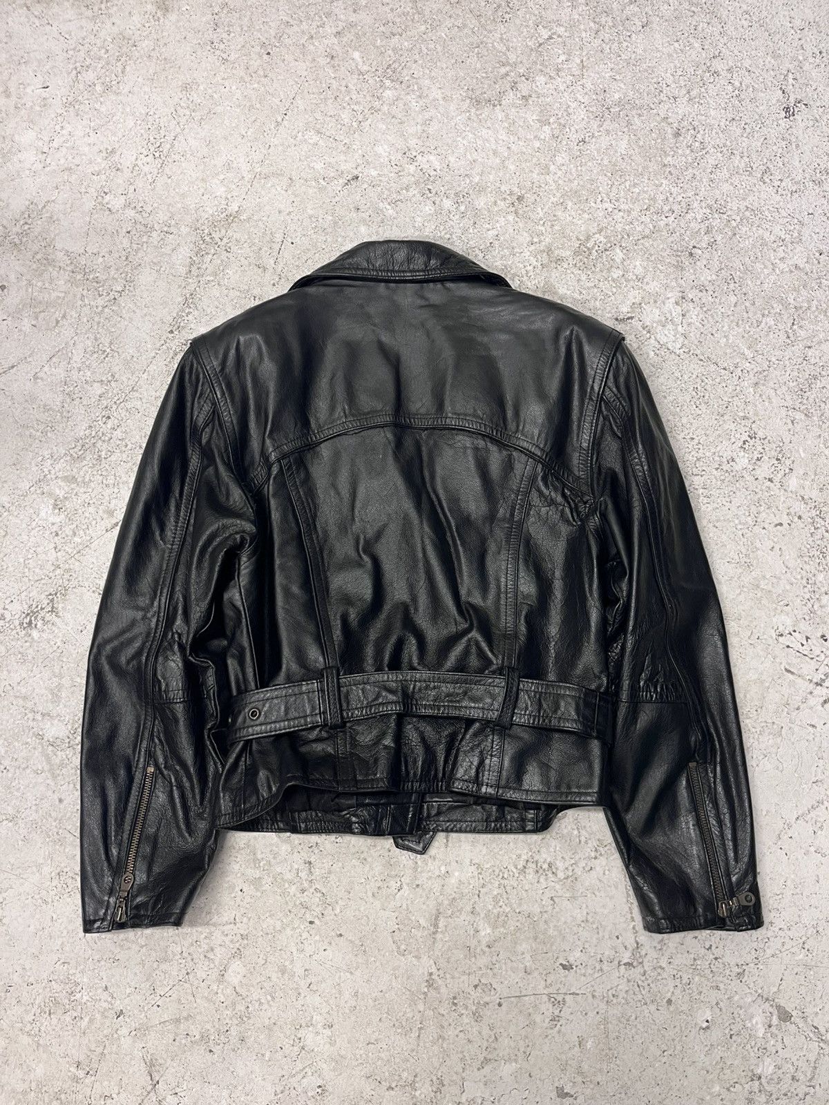 Vintage Vintage black perfecto lesther jacket Size US S / EU 44-46 / 1 - 4 Thumbnail