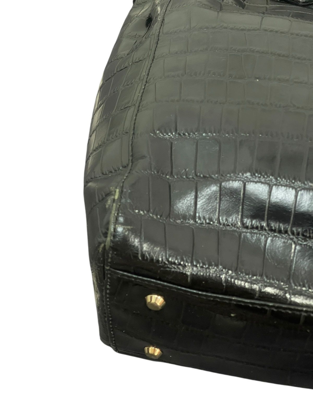 Genuine Leather Crocodle Embossed Leather mConcerto Tote Shoulder Bag 2🟩2 Size ONE SIZE - 7 Thumbnail