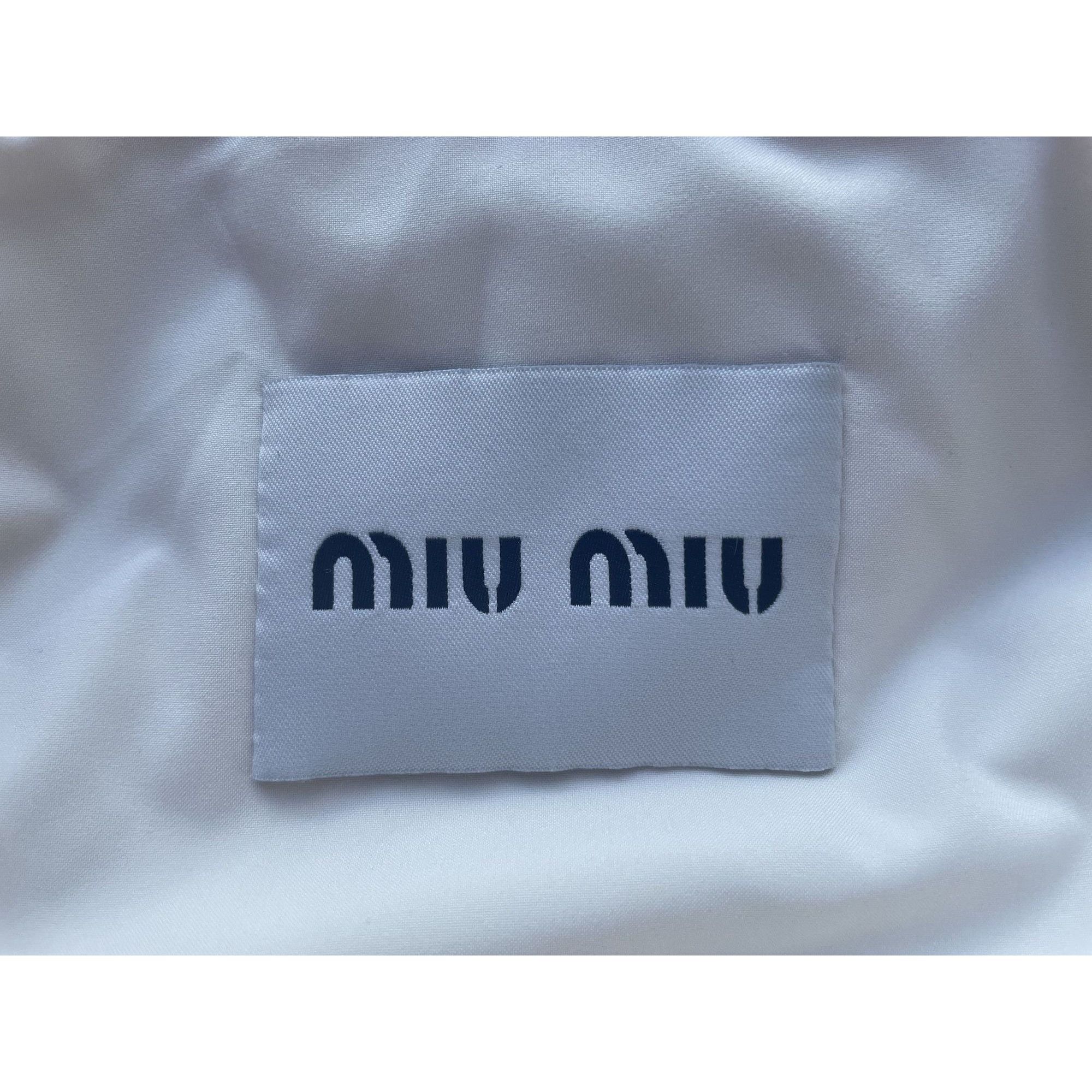 Miu Miu Miu Miu Pink & White Plaid Wool Button-Up Shirt Jacket Women Size XS / US 0-2 / IT 36-38 - 9 Thumbnail