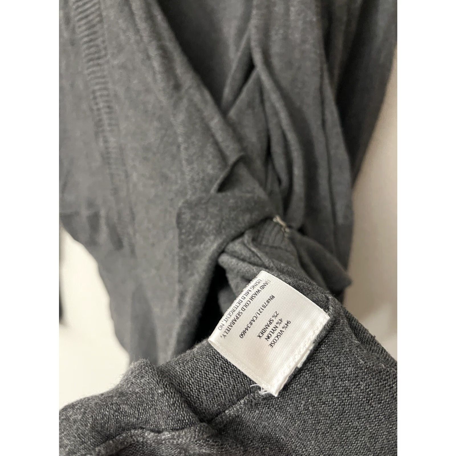 Eileen Fisher Eileen Fisher Cardigan Womens Medium Sweater Viscose Stretch Open Dark Gray Size M / US 6-8 / IT 42-44 - 3 Thumbnail