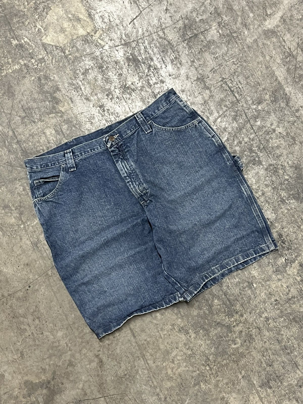 Vintage × Wrangler Jorts baggy fit carpenter cargo streetwear hype y2k Size US 38 / EU 54 - 5 Thumbnail