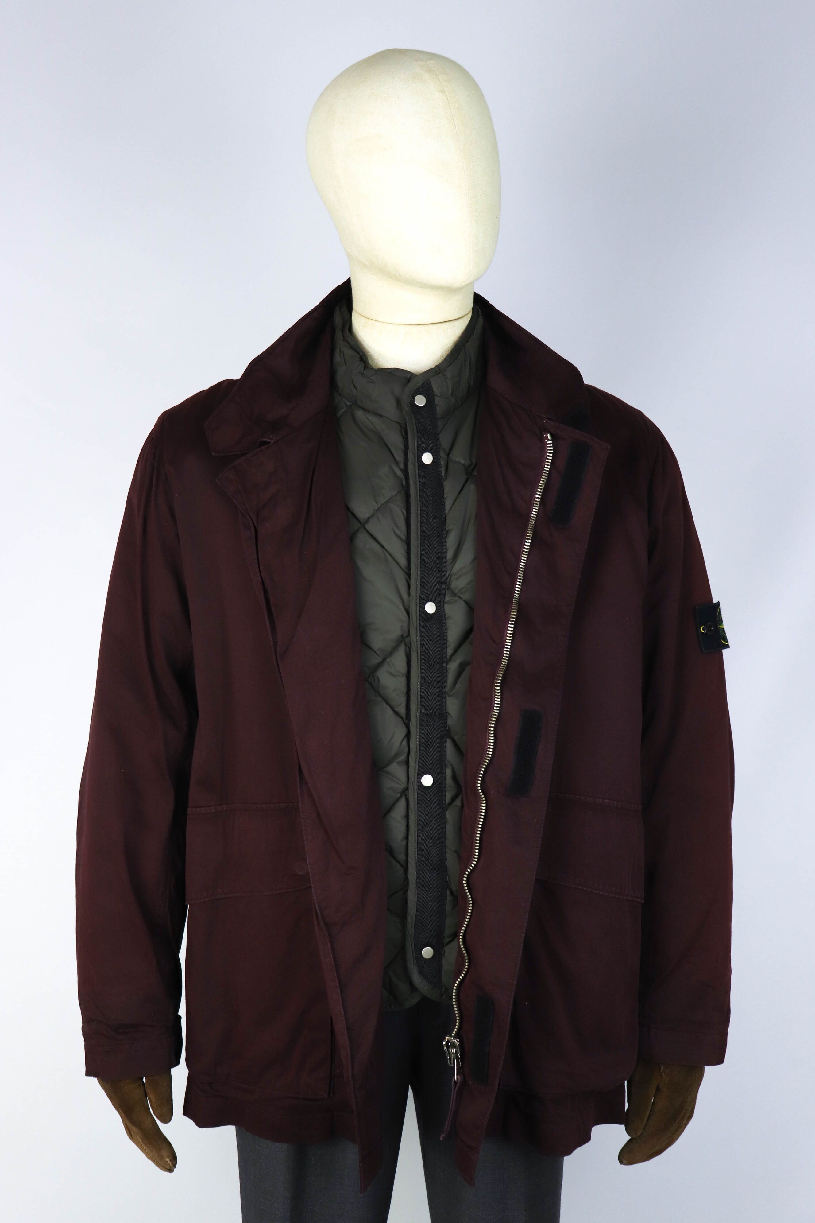 Rare Vintage Archive Stone Island Raso Gommato Lined Jacket