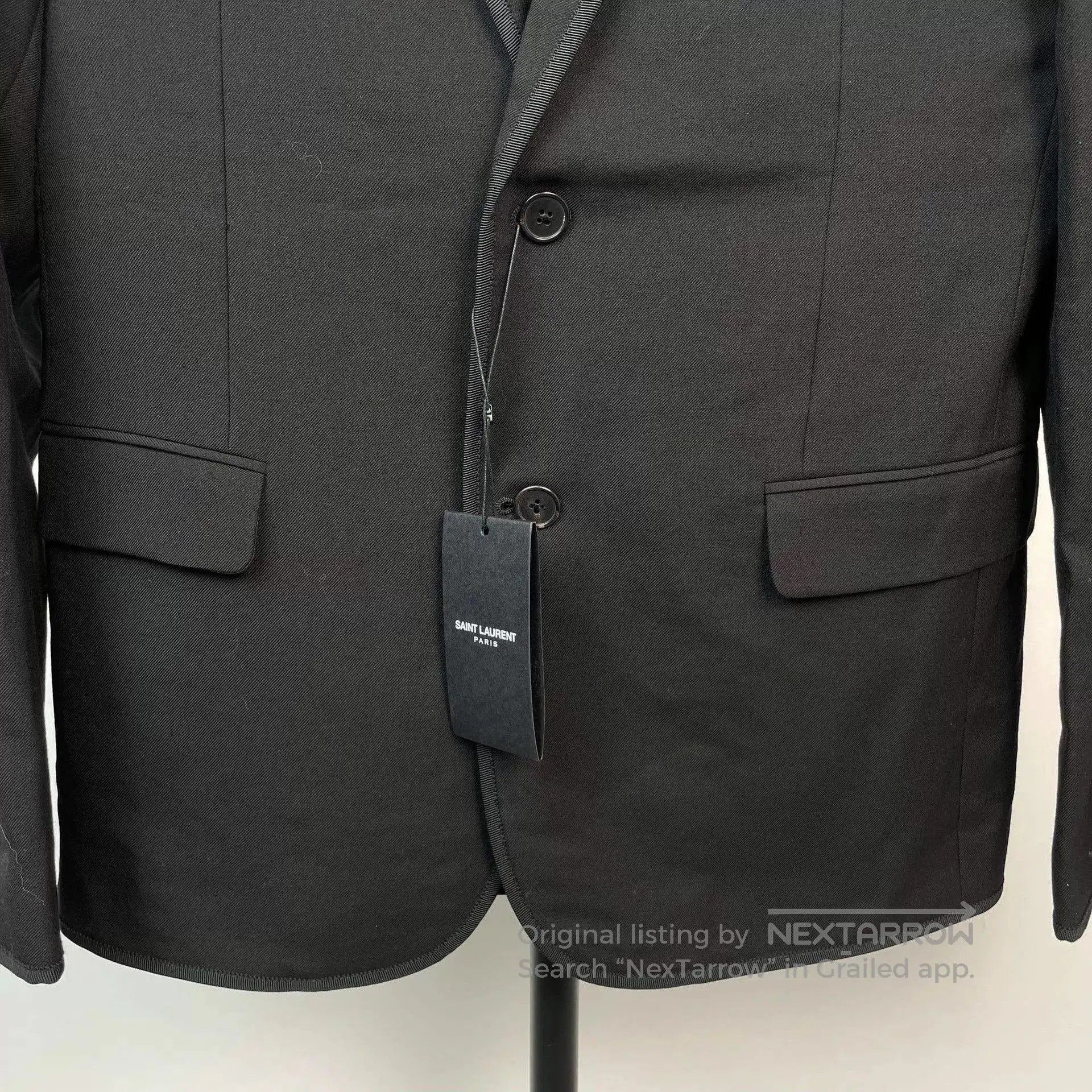 Yves Saint Laurent Black Formal Blazer with Button Closure. Size US M / EU 48-50 / 2 - 9 Thumbnail