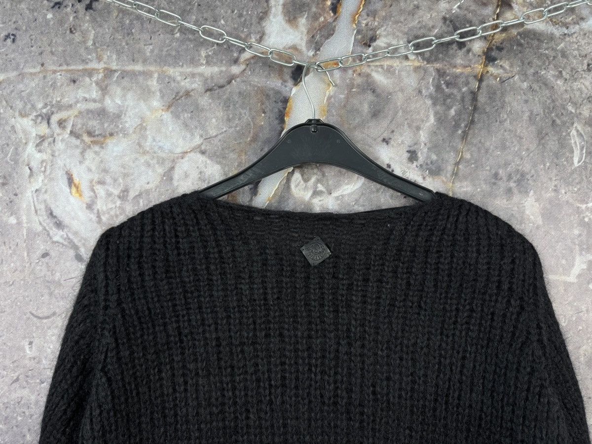 Diesel Black Gold Diesel Dress and Impress Distressed Black Knit Sweater SizeS Size US S / EU 44-46 / 1 - 11 Thumbnail