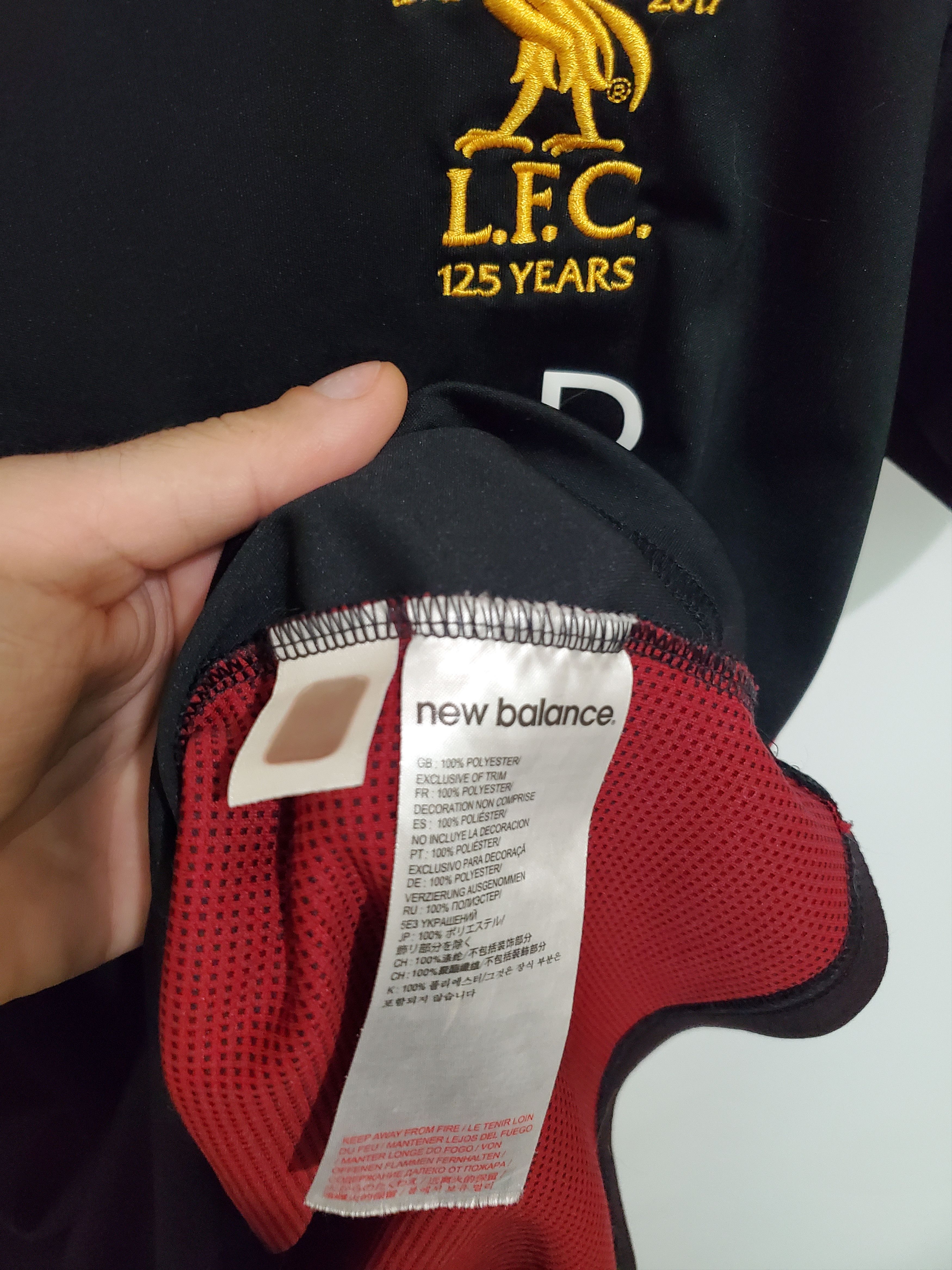 New Balance Liverpool 2017 soccer jersey 125 Years size M Size US M / EU 48-50 / 2 - 5 Thumbnail