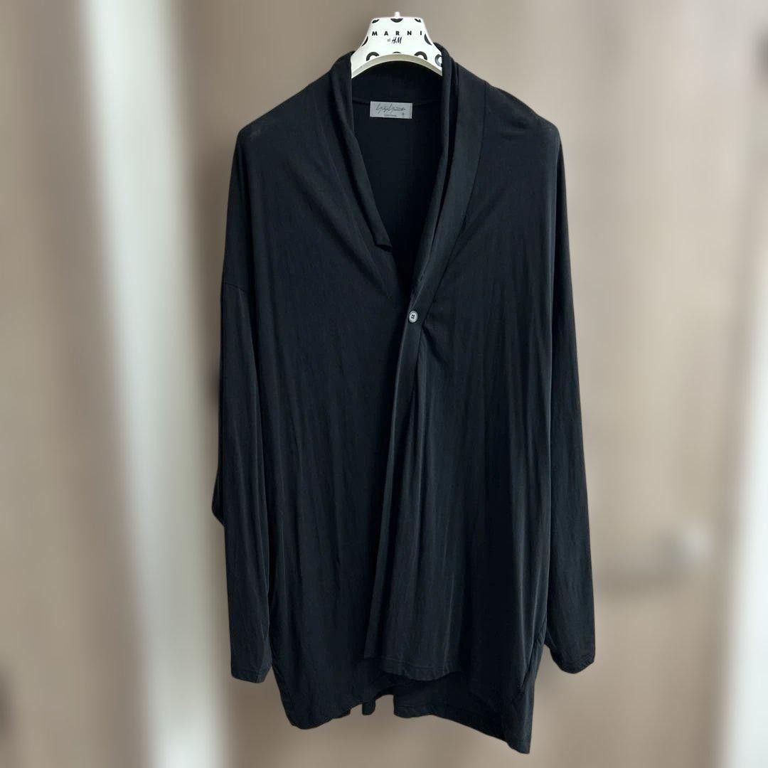 24AW Yohji Yamamoto homme 定番カーディガン Yohji Yamamoto POUR HOMME 24aw One button cardigan HO-T34-079