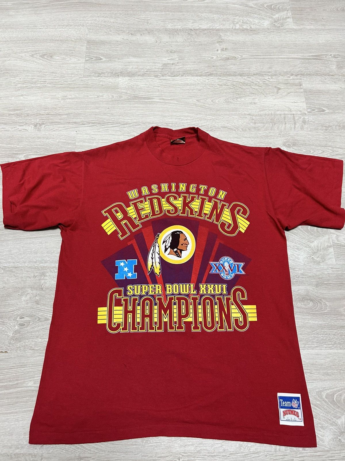 NFL Vintage 1992 Washington Redskins Commanders Super Bowl 26 Size US L / EU 52-54 / 3 - 1 Thumbnail