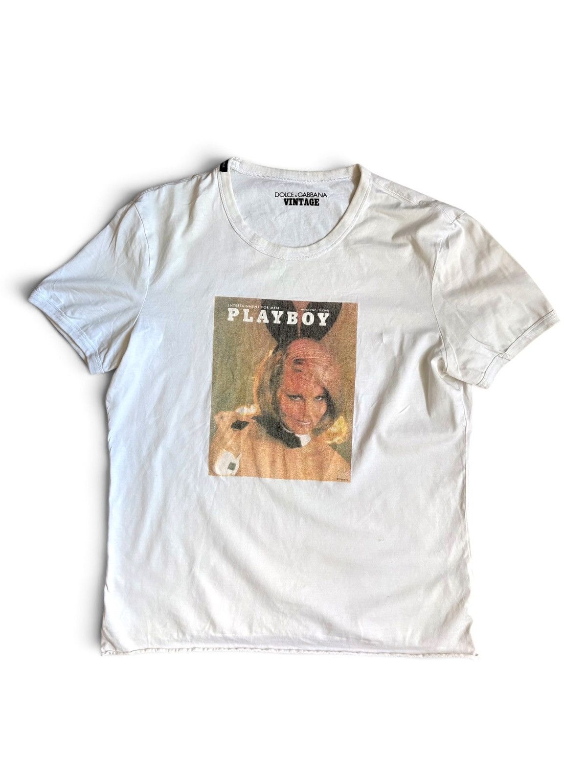Dolce & Gabbana Dolce&Gabbana T-Shirt Mens M Short Sleeve Cut And