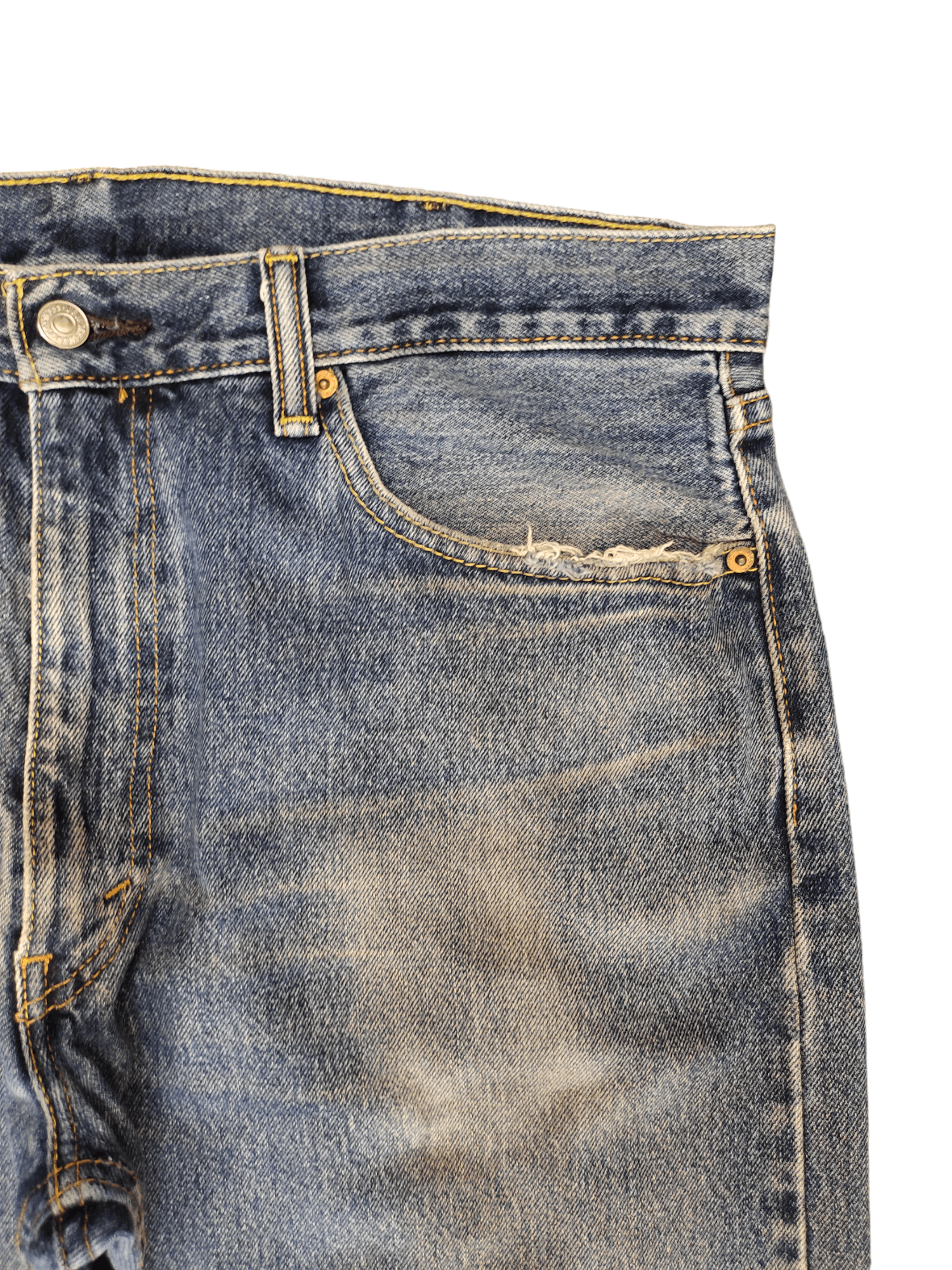 Levi's Vintage Clothing Size 38x29 Vintage Levis 505 Denim Jeans Distressed Size US 38 / EU 54 - 3 Thumbnail