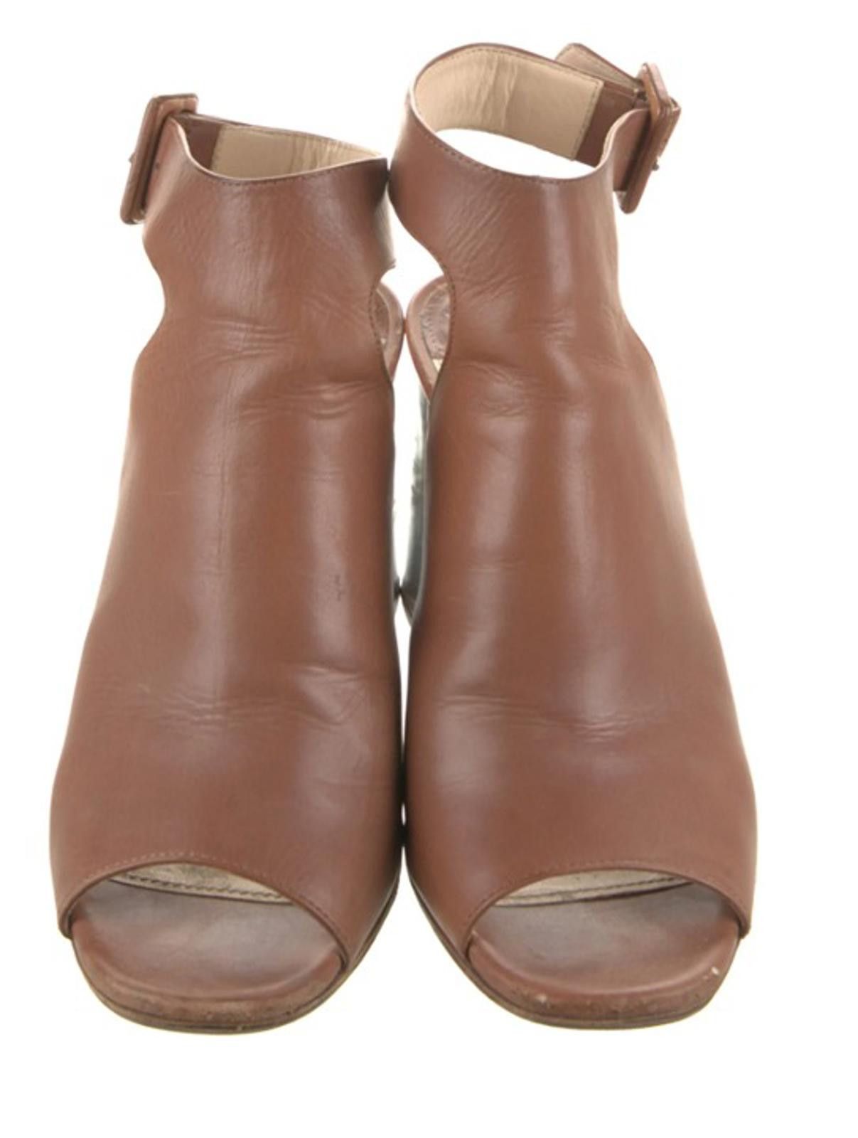 Prada Prada Leather Sandals - SIZE 7 Size US 7 / IT 37 - 1 Thumbnail