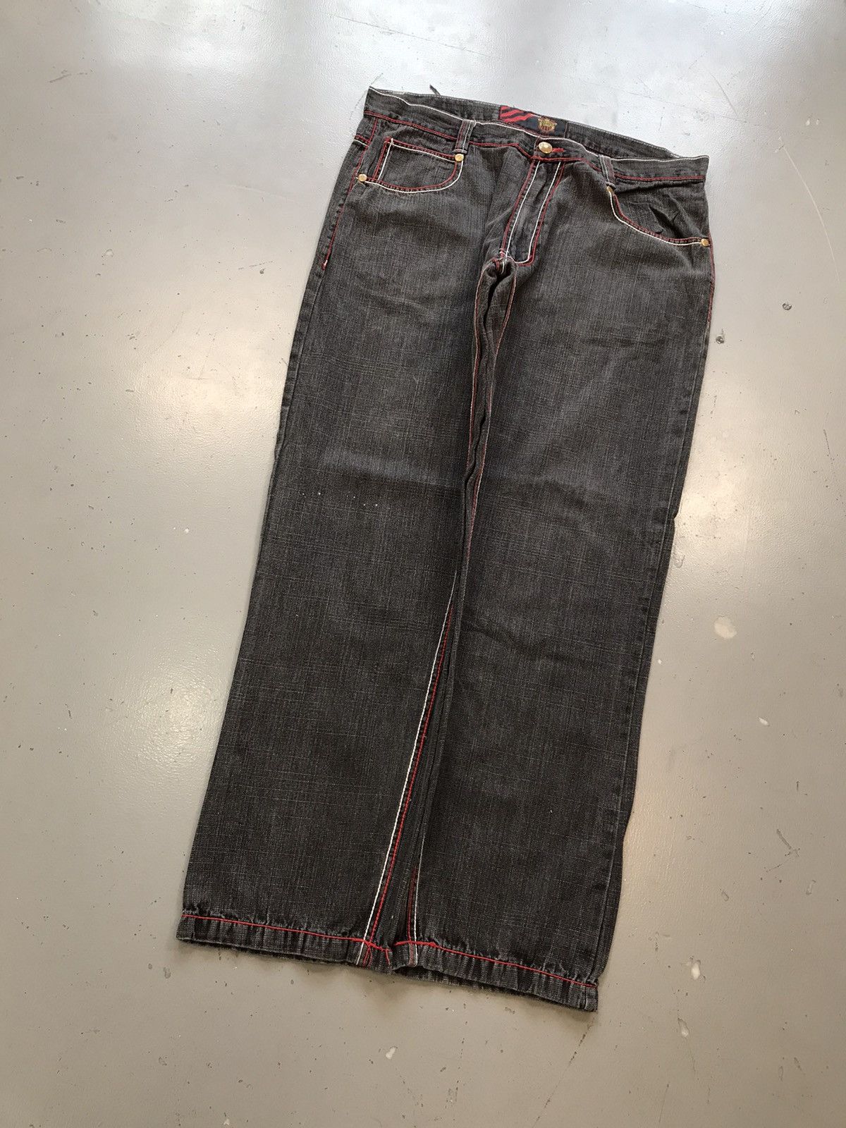 Vintage Vintage top shield collection embroidered straight fit denim Size US 38 / EU 54 - 3 Thumbnail