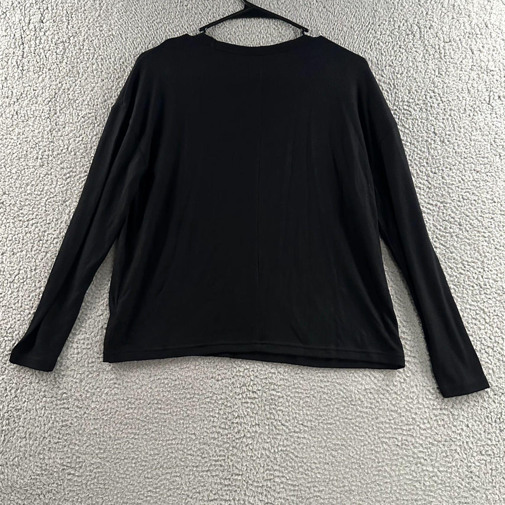 Old Navy Old Navy Womens Sweater Black XS Lightweight Long Sleeve Rayon Blend Size XS / US 0-2 / IT 36-38 - 4 Thumbnail