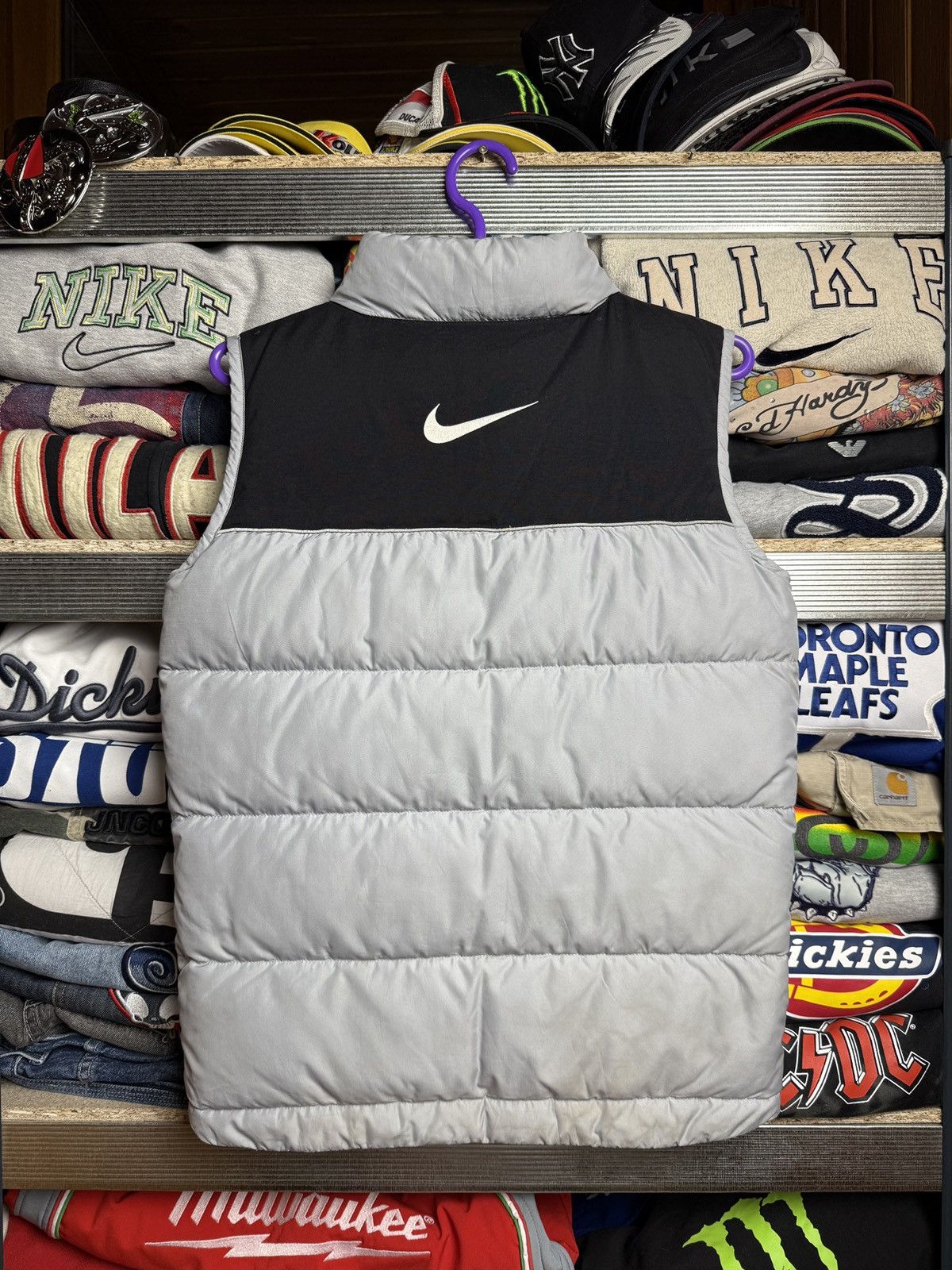 Nike × Vintage Men’s Nike Vintage Puffer Vest Size US XS / EU 42 / 0 - 1 Thumbnail