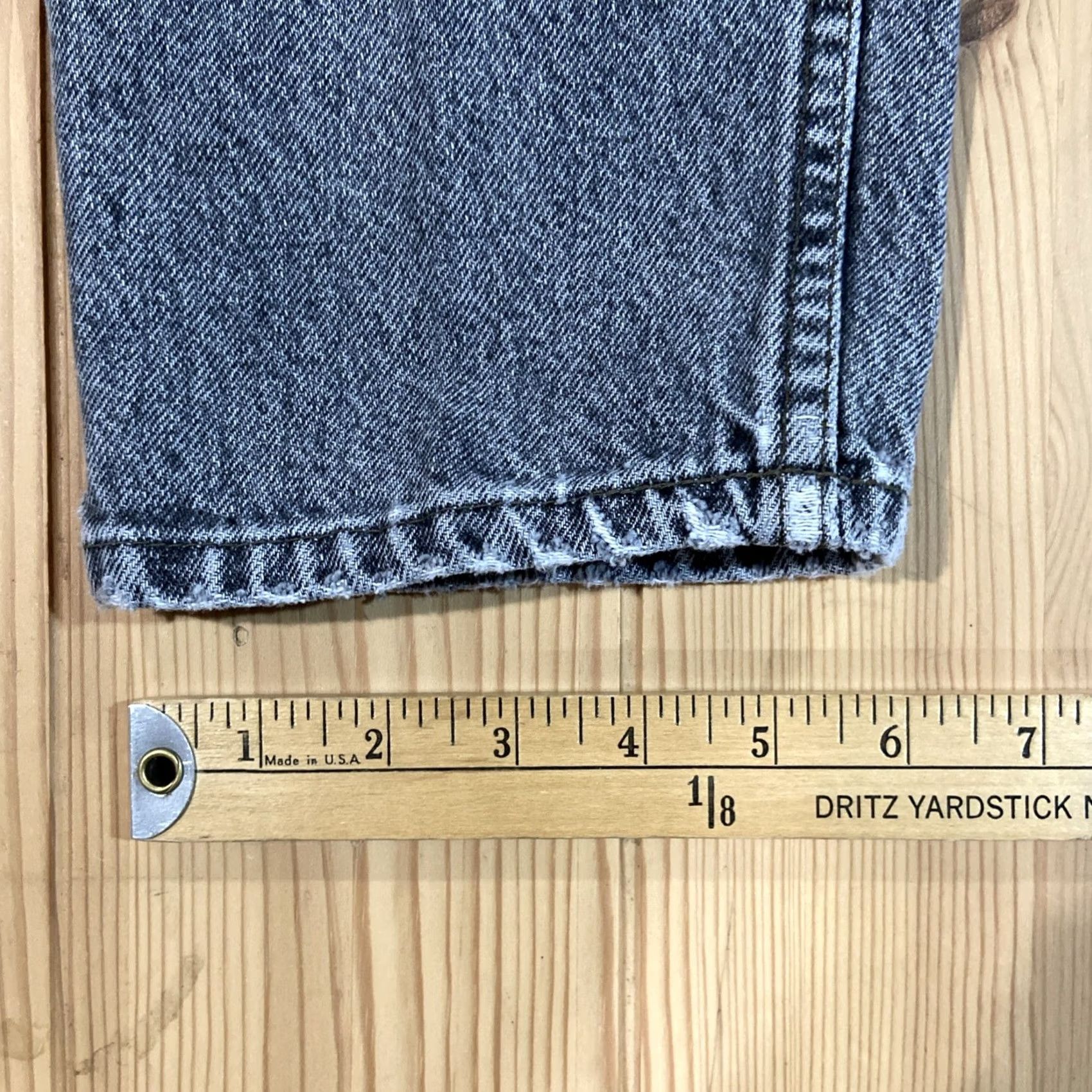 Levi's VINTAGE Levi's 550 Jeans Bootcut Denim Gray 31 Women Regular Size 31 Jeans Size 24" / US 00 / IT 34 - 6 Thumbnail