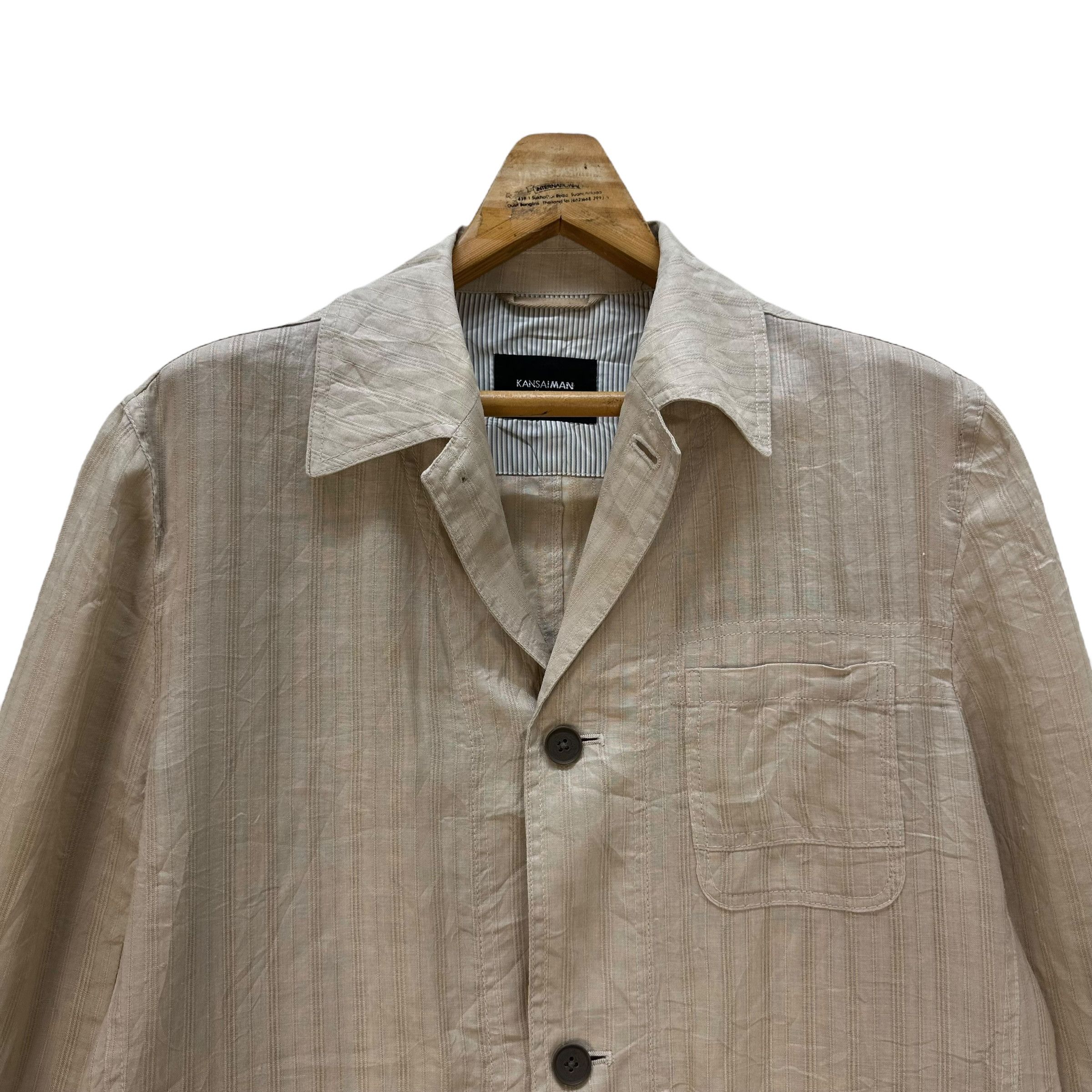 Japanese Brand Kansai Man Collection Casual Jacket #9079-55 Size US L / EU 52-54 / 3 - 2 Thumbnail