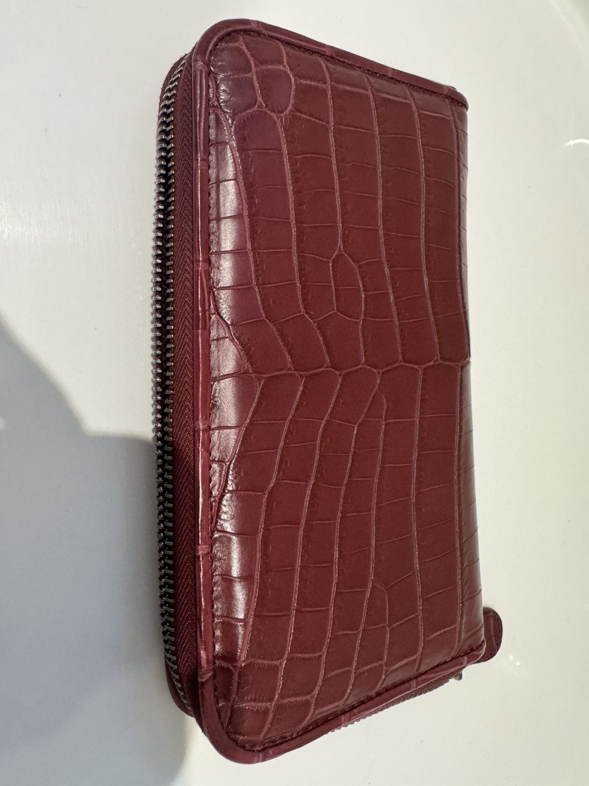 Bottega Veneta BOTTEGA VENETA Crocodile large zip around wallet $5200 Size ONE SIZE - 10 Thumbnail