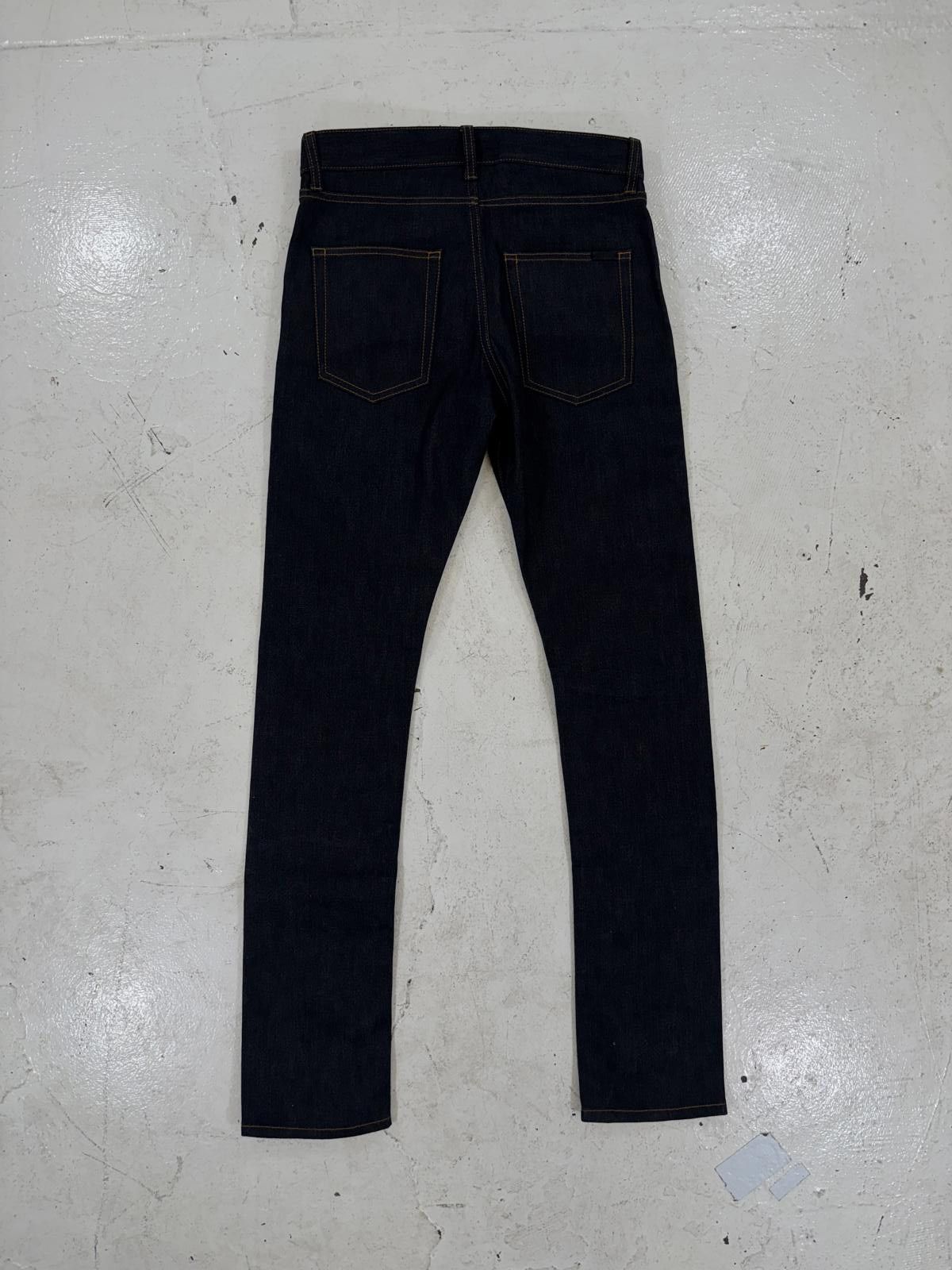 Saint Laurent Paris Saint Laurent Paris Raw Indigo D18 Denim Size US 29 - 2 Thumbnail