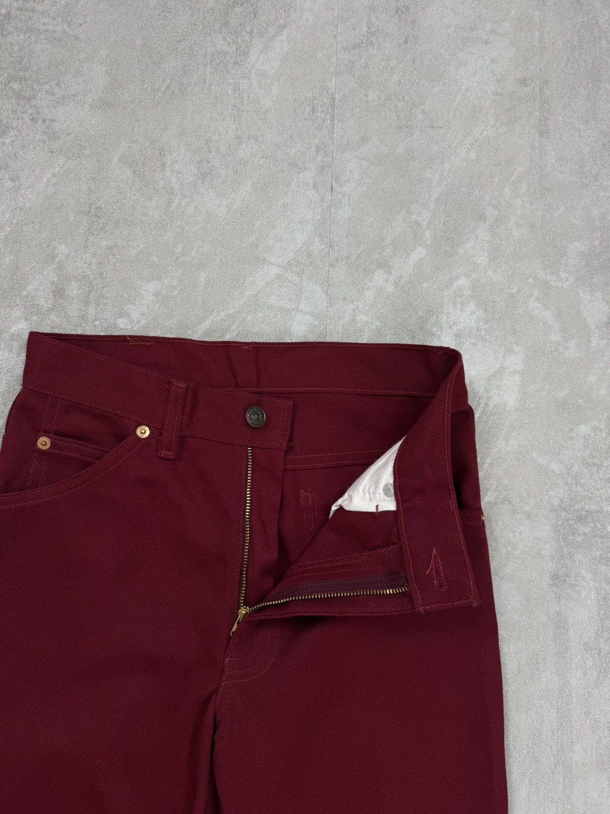 Levi's Vintage Clothing Rare Levis 630 30 88 Womens red jeans W28 L36 Size 28" / US 6 / IT 42 - 12 Thumbnail