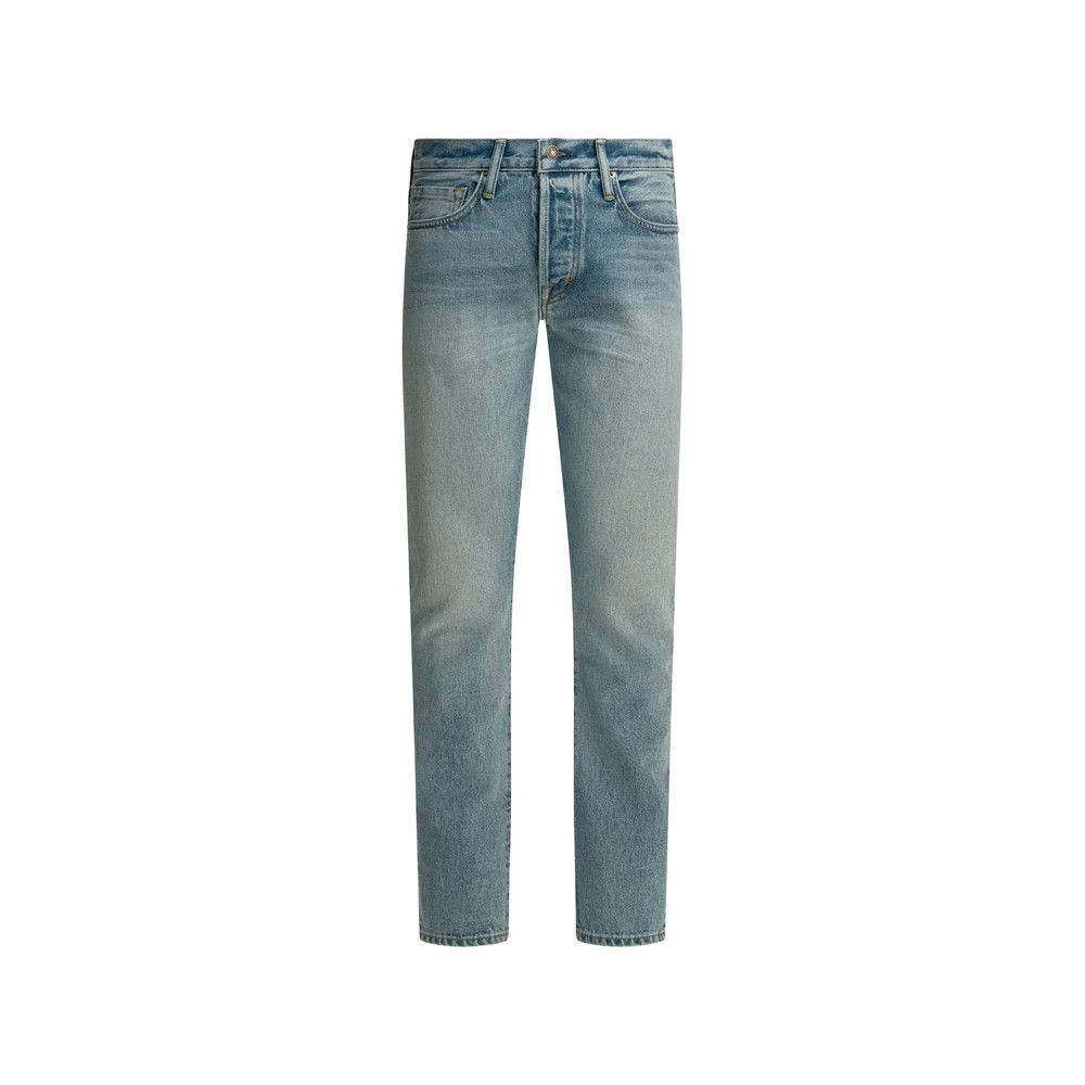 Tom Ford Tom Ford BLUE Denim - Regular & Straight-Leg Jeans Size US 30 / EU 46 - 1 Thumbnail