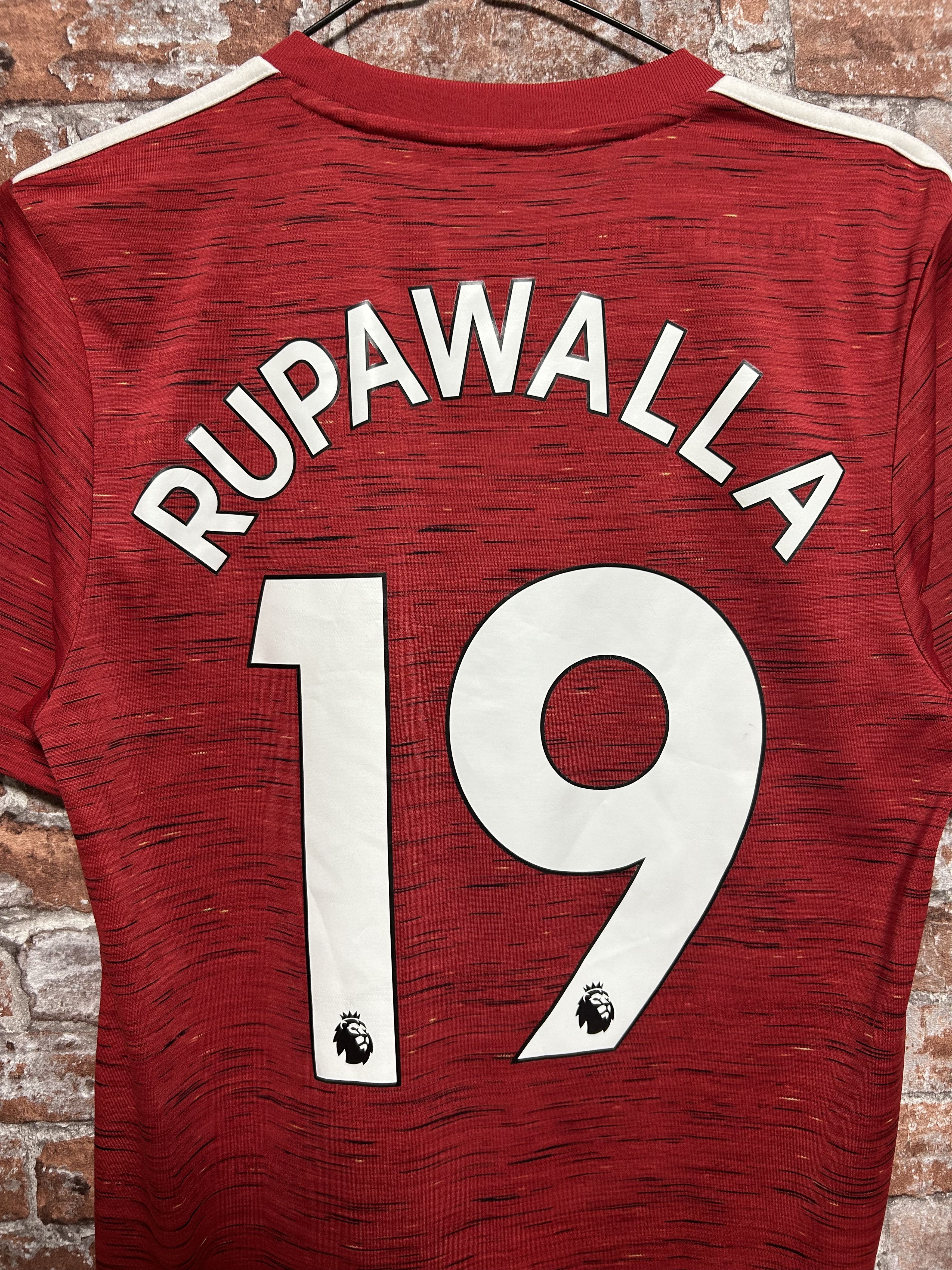 Adidas Manchester United 2020 2021 Home Rupawalla #19 Shirt GC7958 Size US S / EU 44-46 / 1 - 11 Thumbnail