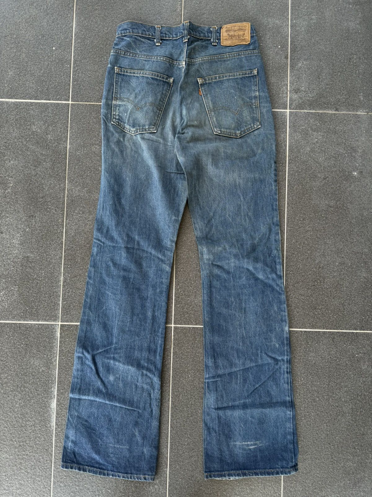 Levi's Vintage 70s Levi’s 517 Orange Tab 42Talon Flare Jeans Size US 31 - 7 Thumbnail