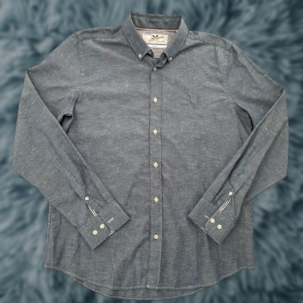Vintage Chevignon Shirt Adult Large Blue Oxford Button-Down Long Sleeve L Size US L / EU 52-54 / 3 - 1 Thumbnail