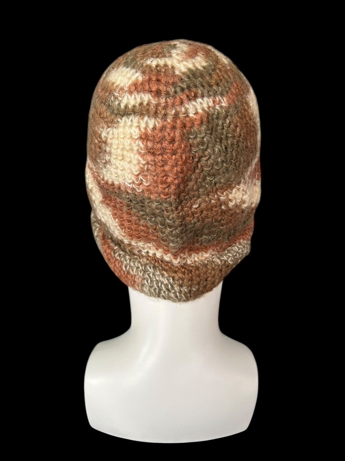 Japanese Brand × Kapital × Vintage Crochet Knitted Handmade Beanie Hats Rare ☠️☠️ Size ONE SIZE - 4 Thumbnail