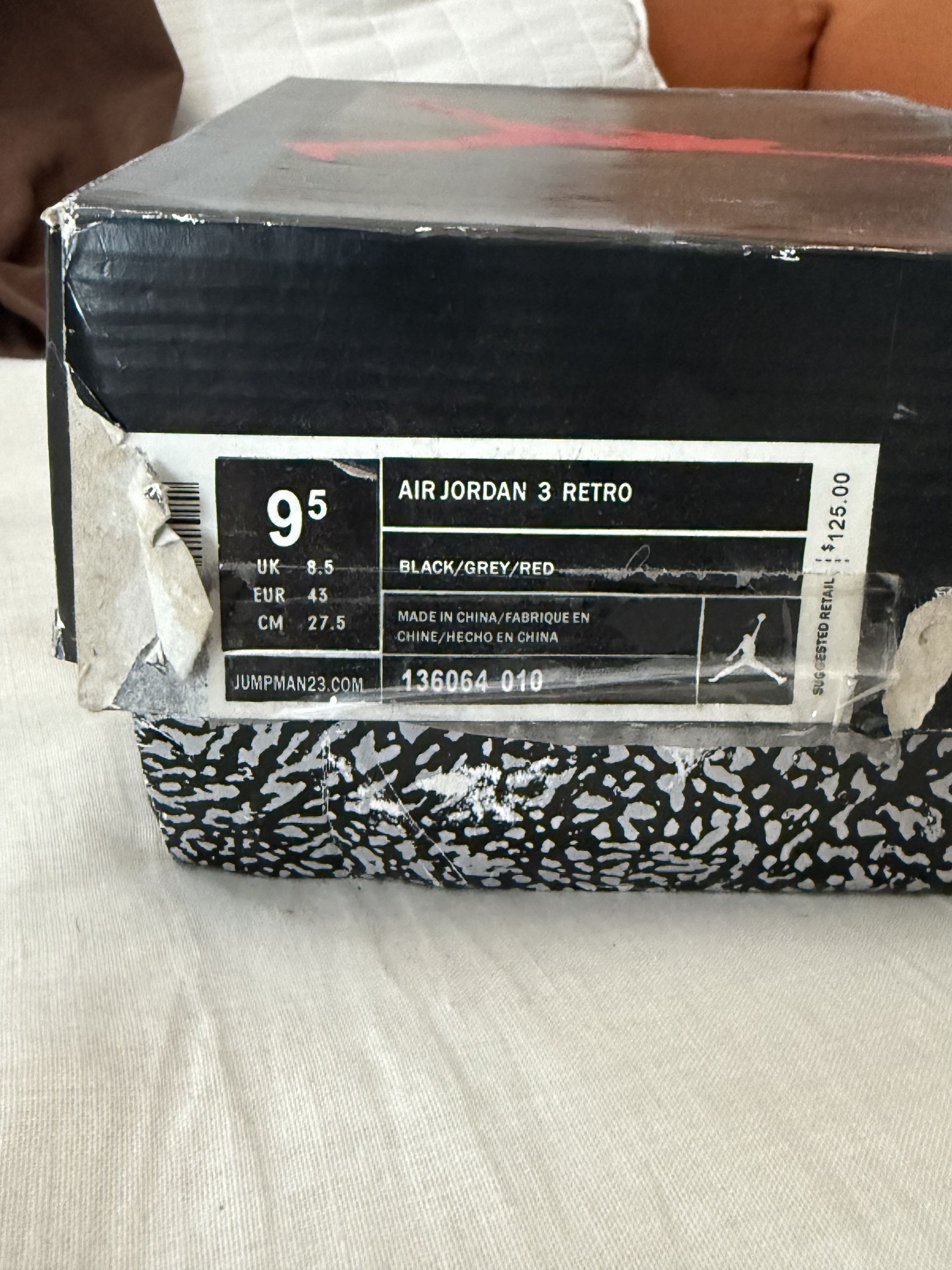 Jordan Brand Jordan 3 Cement Size US 10 / EU 43 - 4 Thumbnail