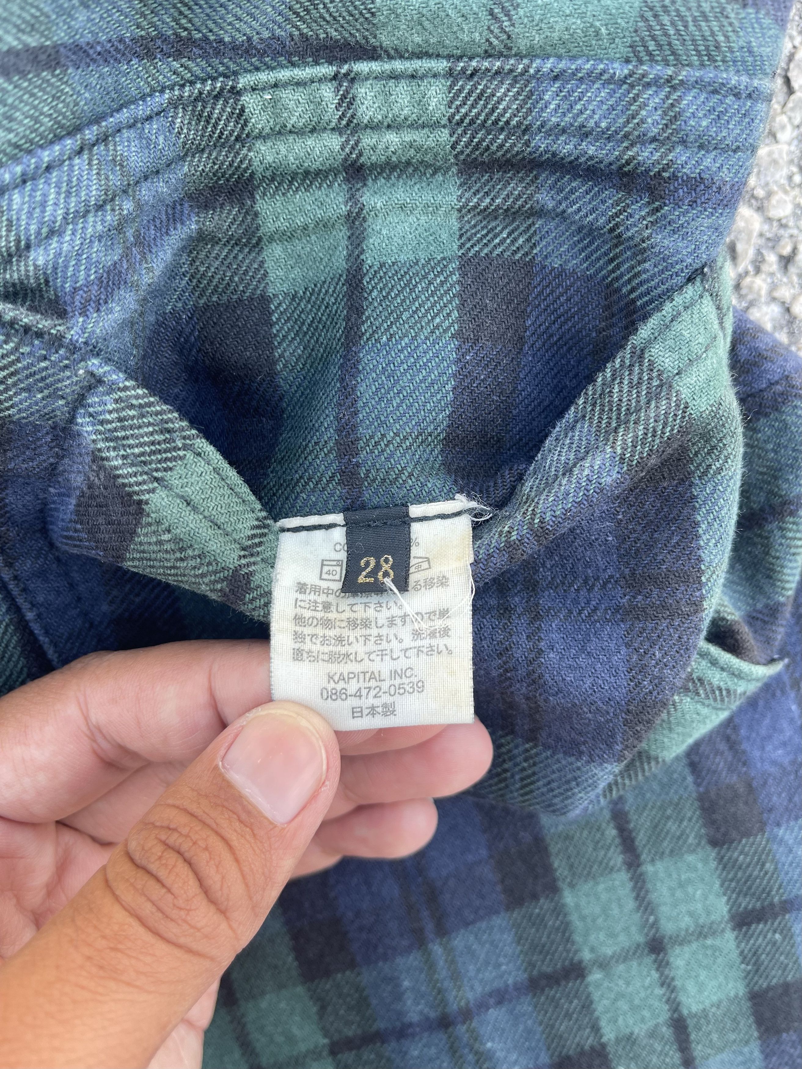 Kapital × Kapital Kountry Kapital Green Checkered XS Size US 28 / EU 44 - 12 Thumbnail