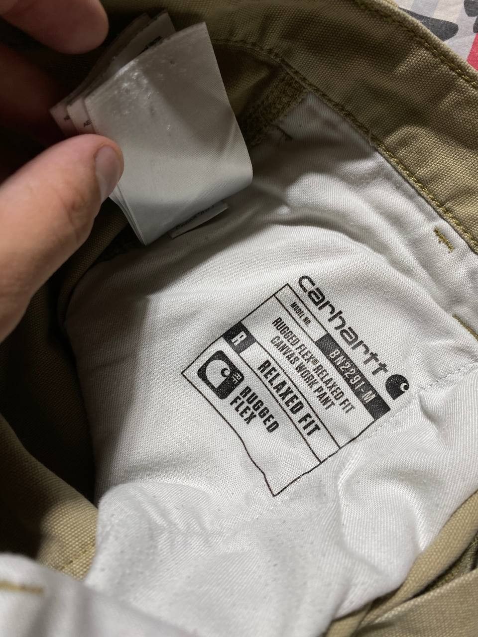 Carhartt × Japanese Brand Crazy Crash Dirty Baggy Faded Jean Japan Avant Garde Style Size US 32 / EU 48 - 2 Thumbnail