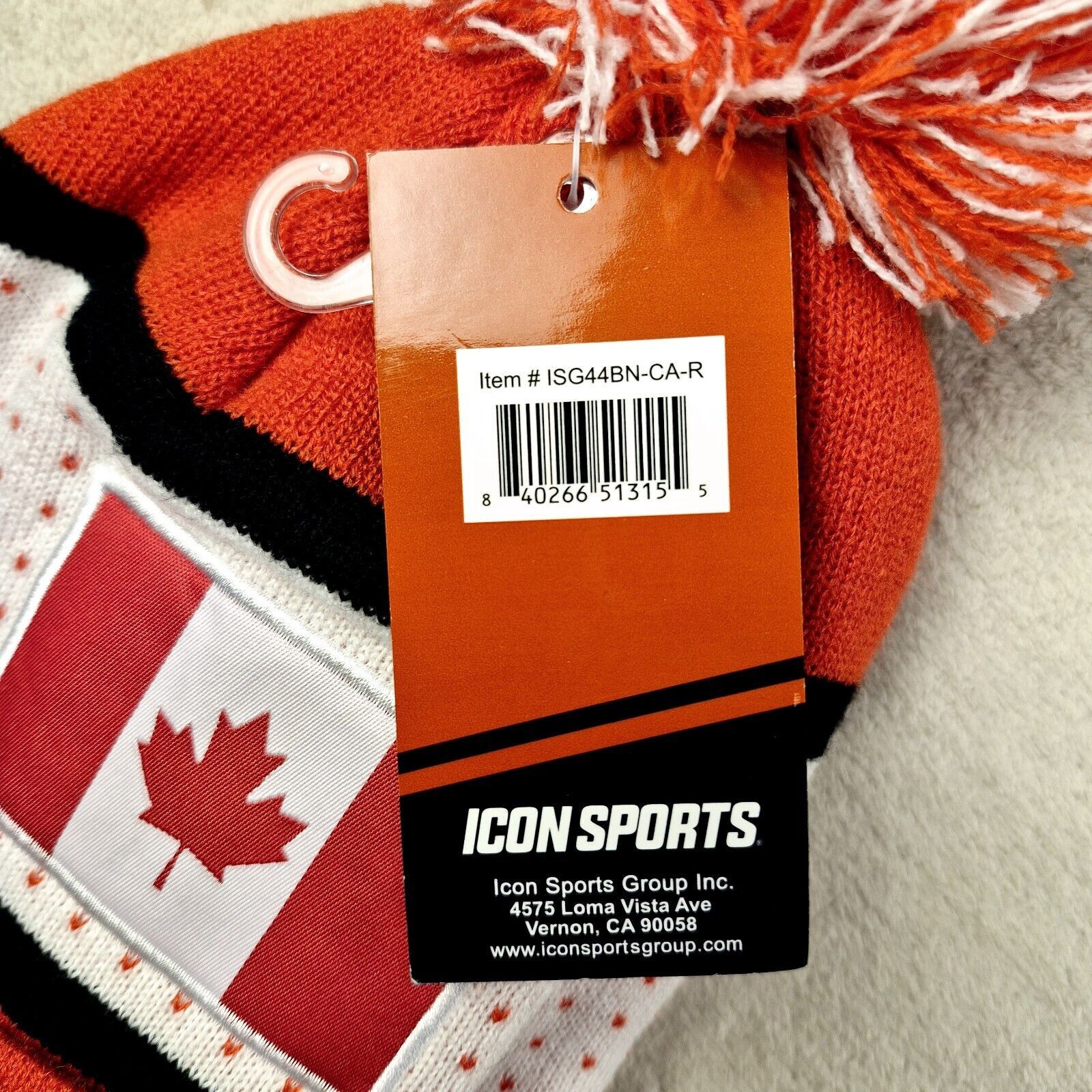 (B).Stroy ICON SPORTS Canada Beanie NWT Olympic Hat Cap OS Maple Leaf Size ONE SIZE - 7 Thumbnail